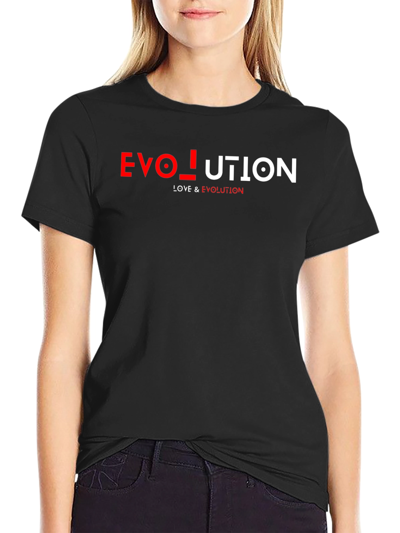 Evolution Graphic Print Mens Black T-Shirt
