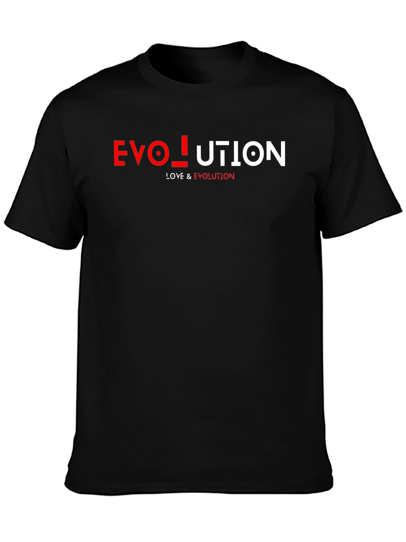 Evolution Graphic Print Mens Black T-Shirt