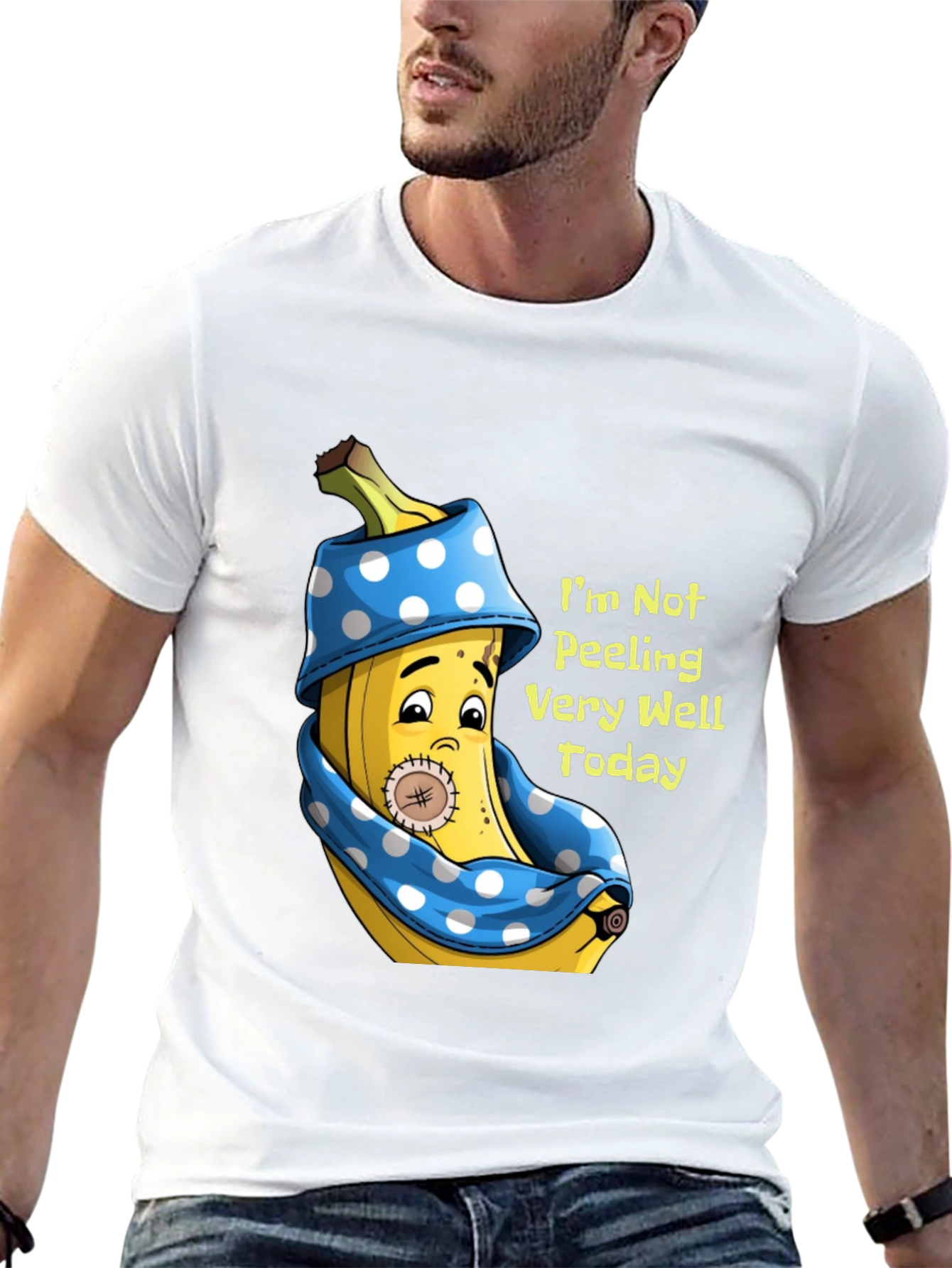 Funny Banana T-Shirt: Im Not Peeling Very Well