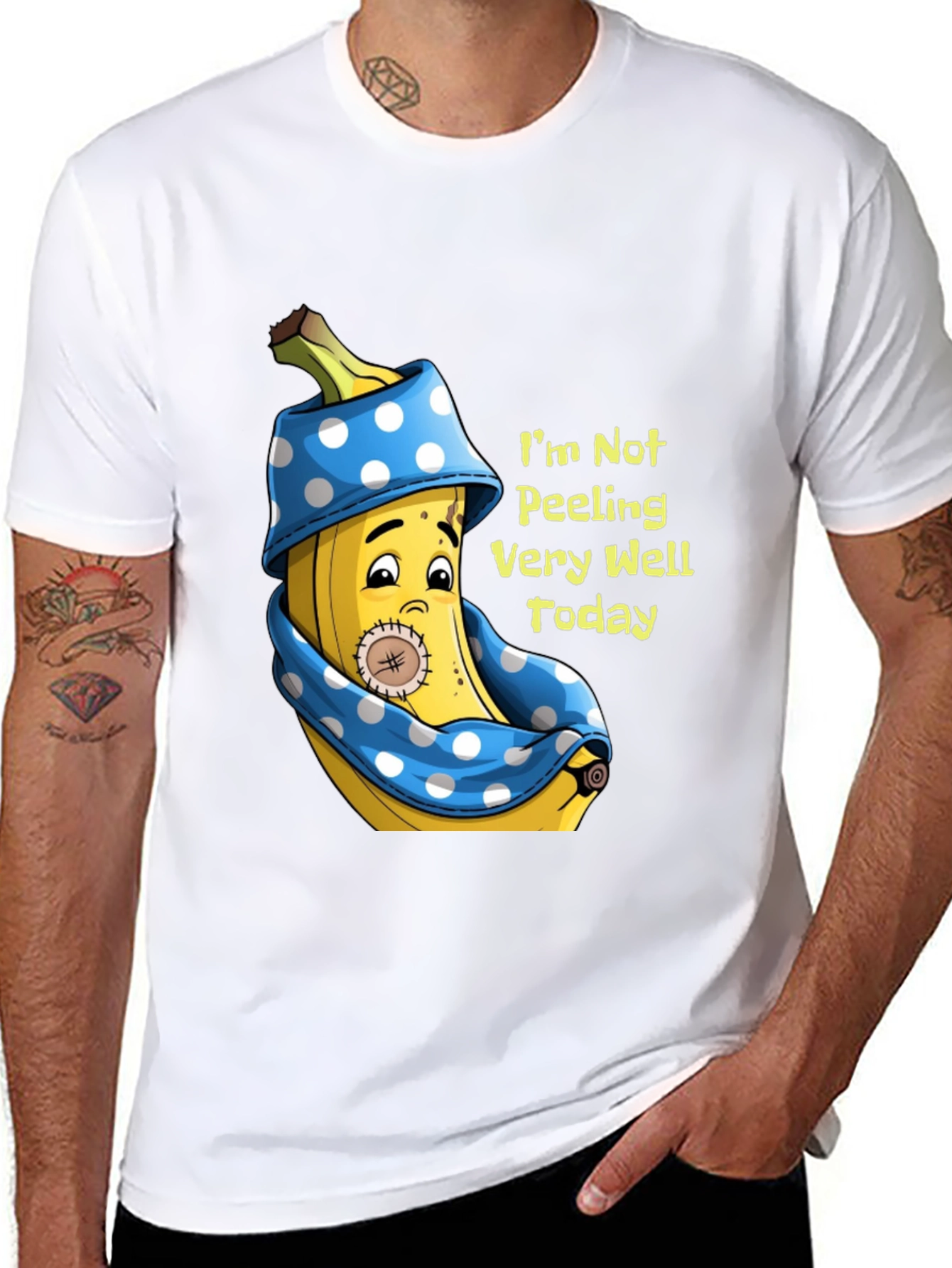 Funny Banana T-Shirt: Im Not Peeling Very Well