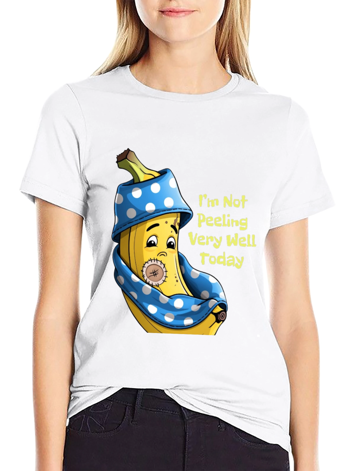 Funny Banana T-Shirt: Im Not Peeling Very Well
