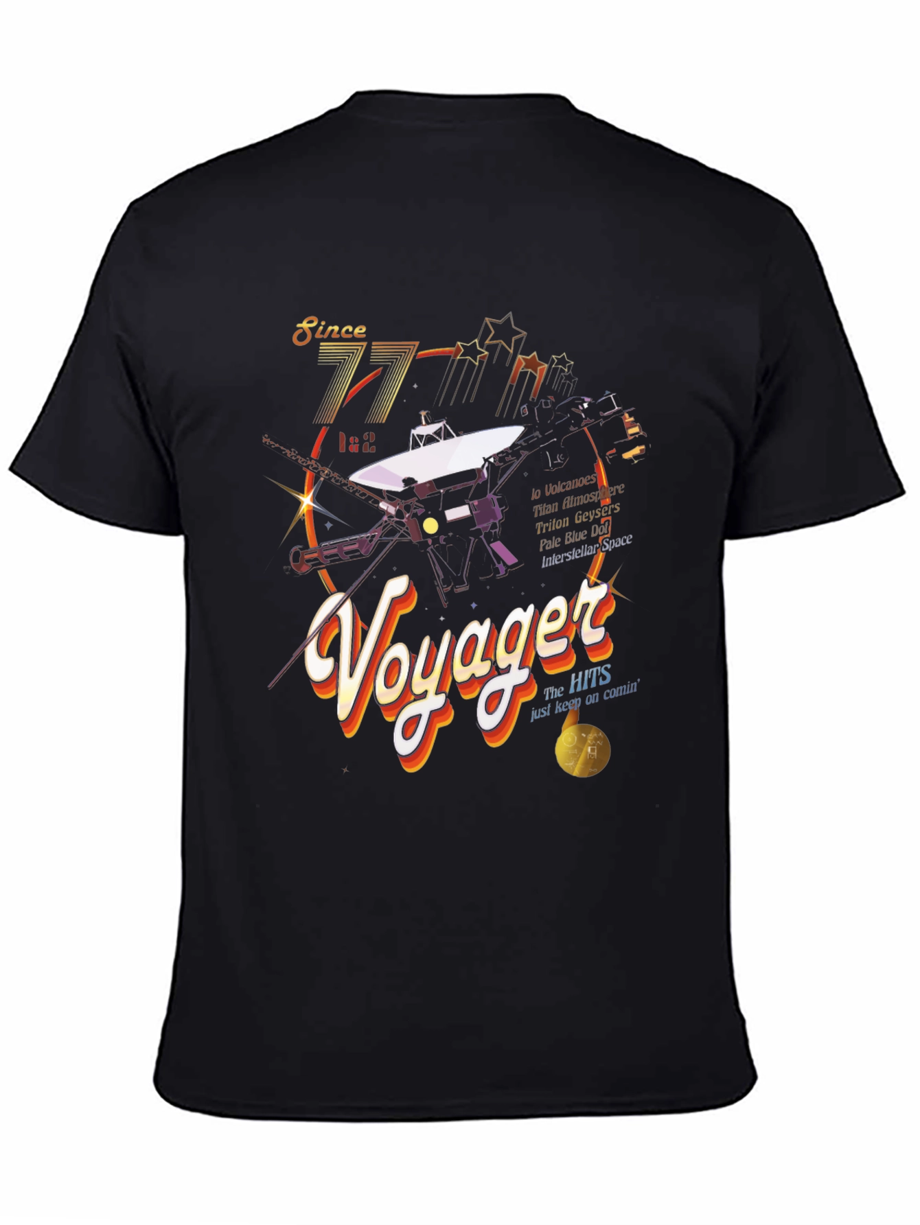 Voyager Space Mission Graphic T-Shirt