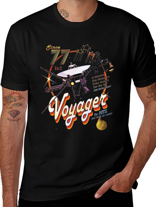 Voyager Space Mission Graphic T-Shirt