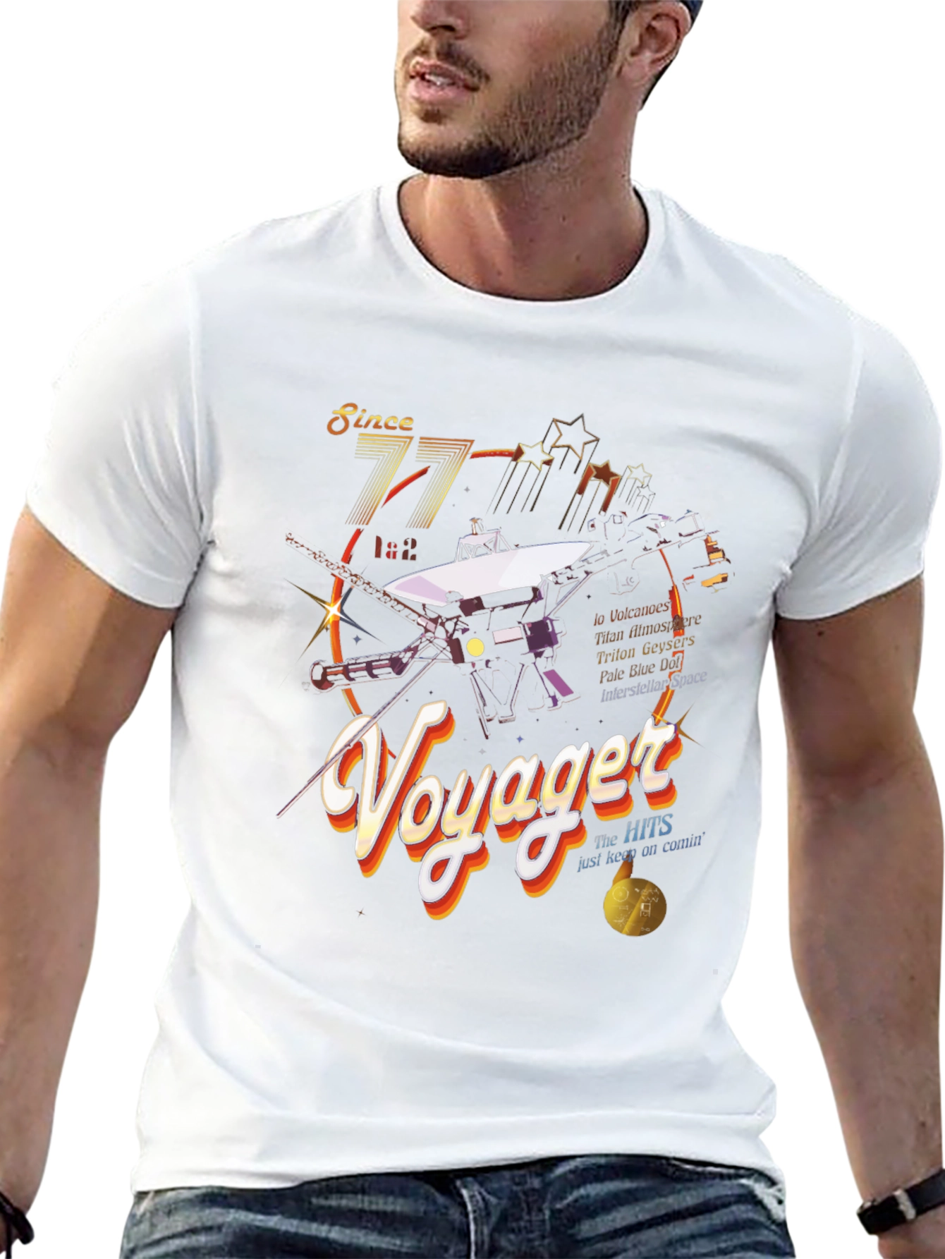 Voyager Space Mission Graphic T-Shirt