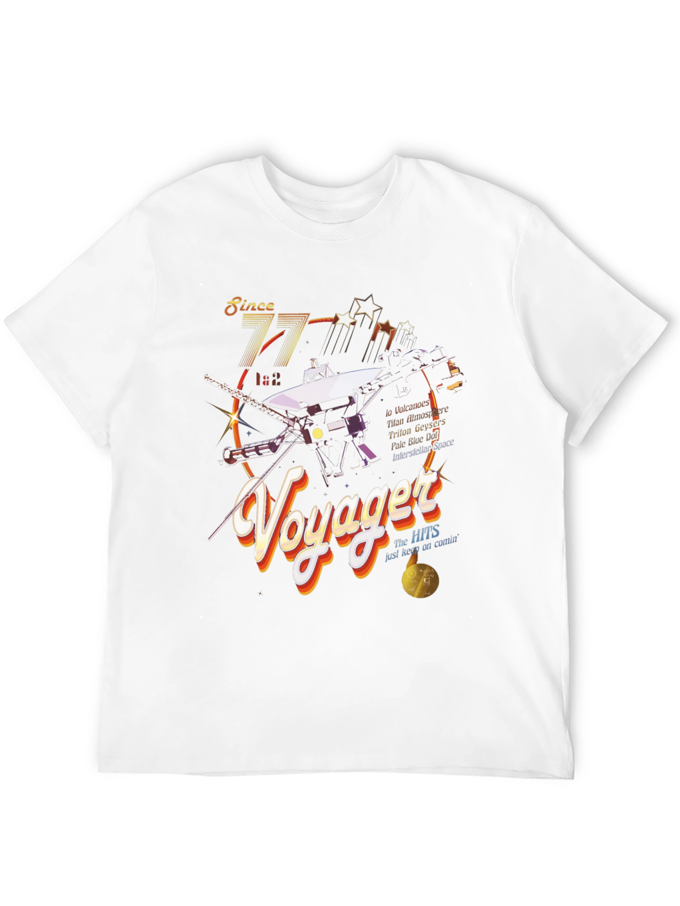 Voyager Space Mission Graphic T-Shirt