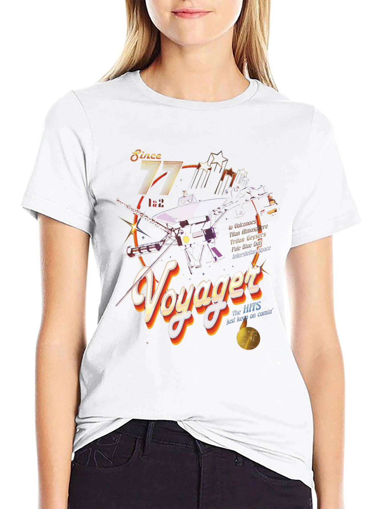 Voyager Space Mission Graphic T-Shirt