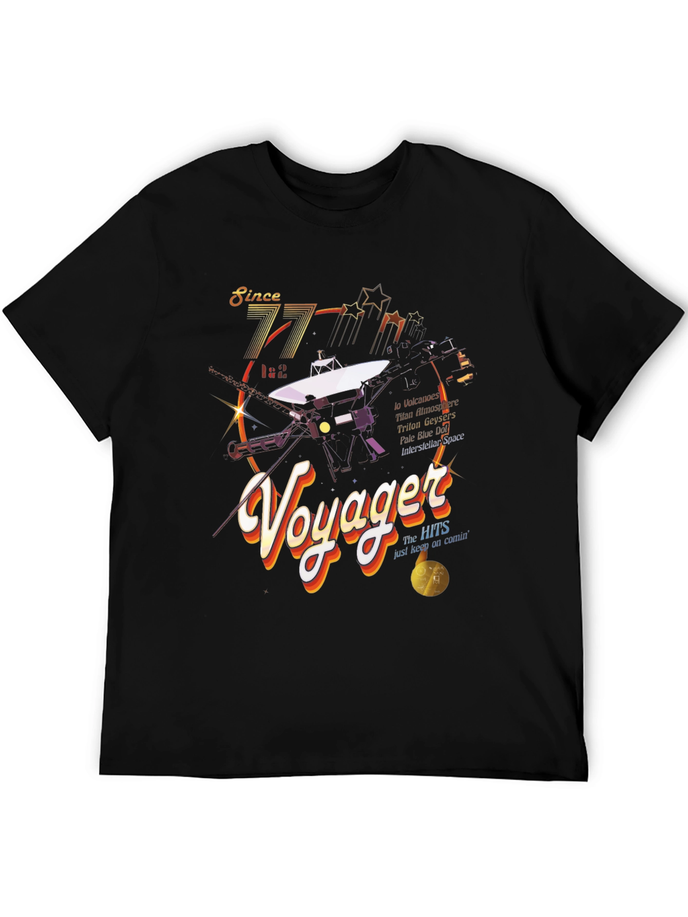 Voyager Space Mission Graphic T-Shirt