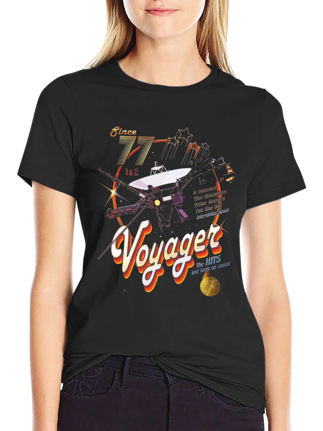 Voyager Space Mission Graphic T-Shirt