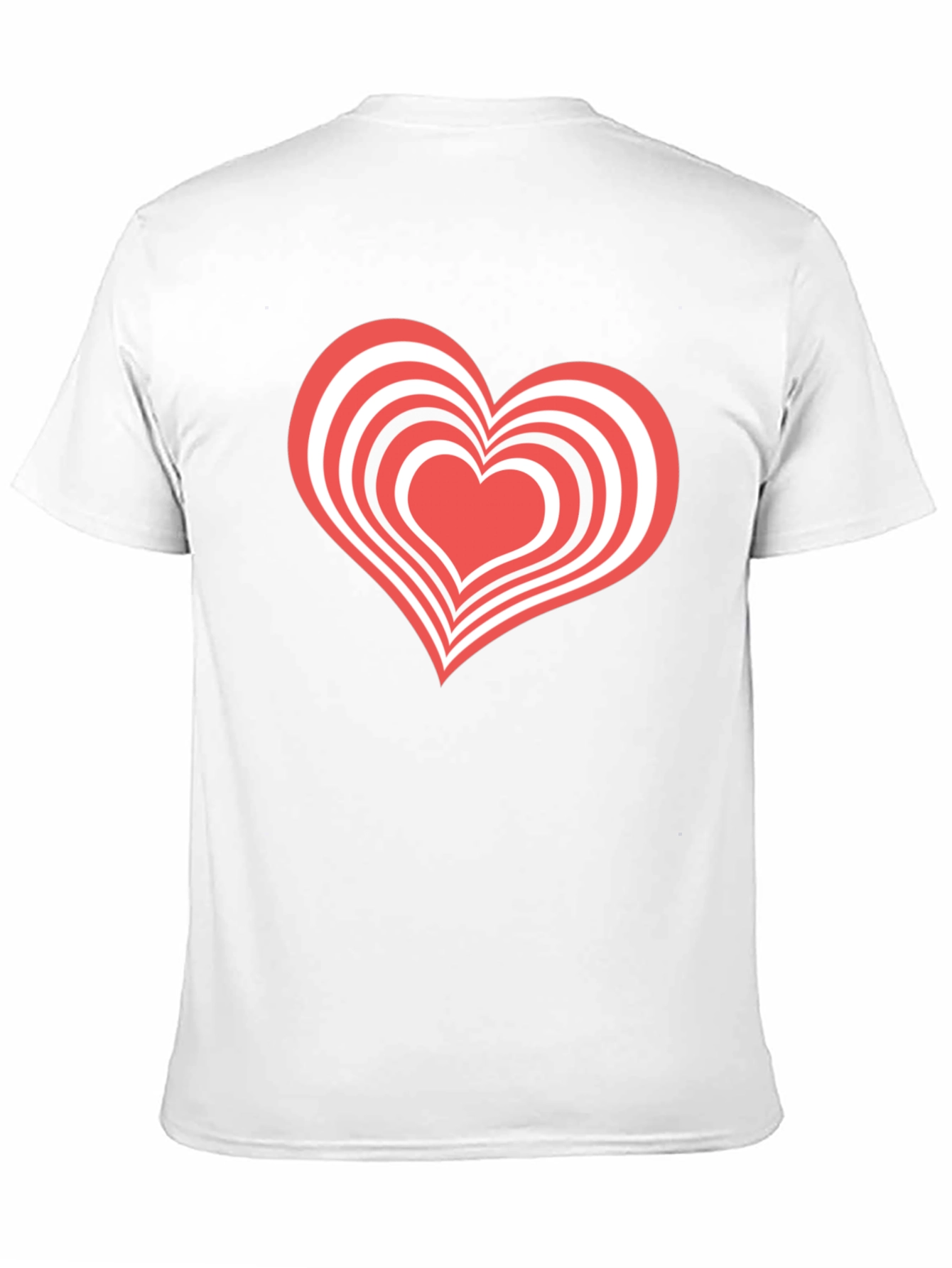 Heart Graphic Tee - Black Casual T-Shirt