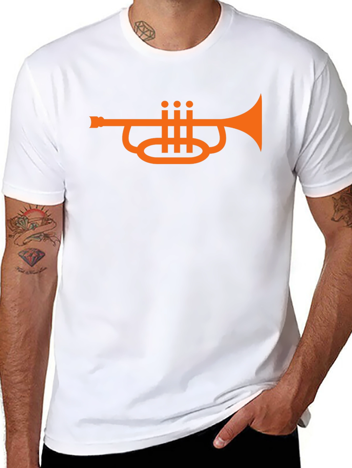 Trumpet Graphic T-Shirt - Musicians Tee