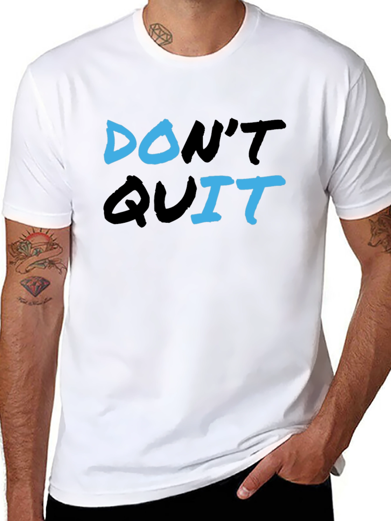 Dont Quit Graphic Tee - Motivational T-Shirt