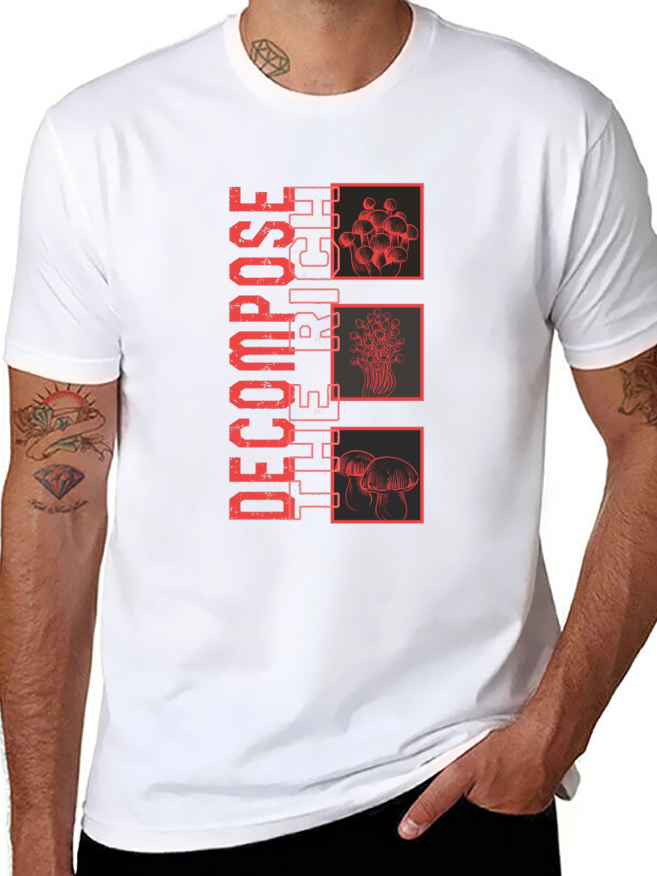 Decompose The Rich Graphic Tee