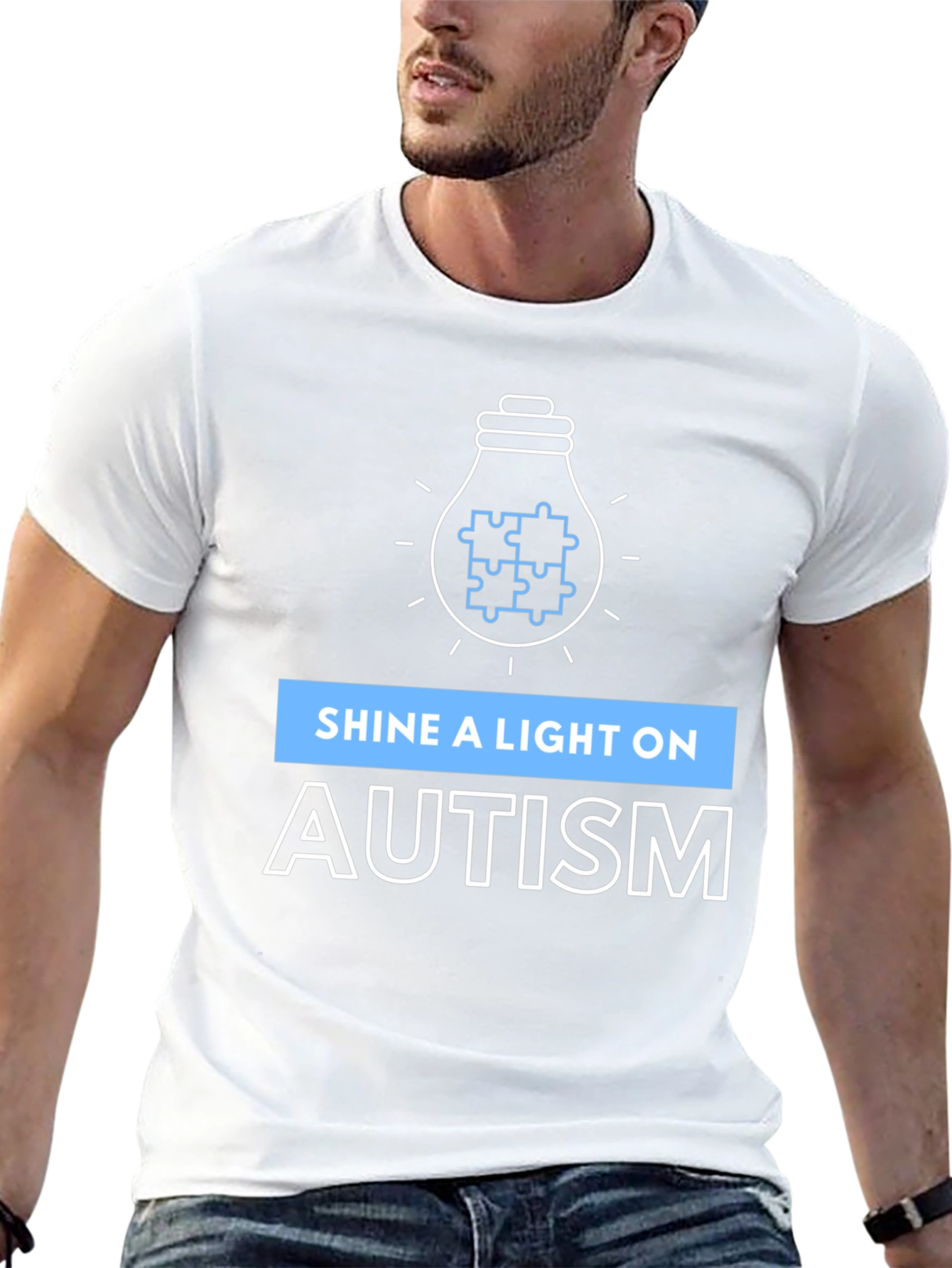 Autism Awareness T-Shirt - Shine a Light
