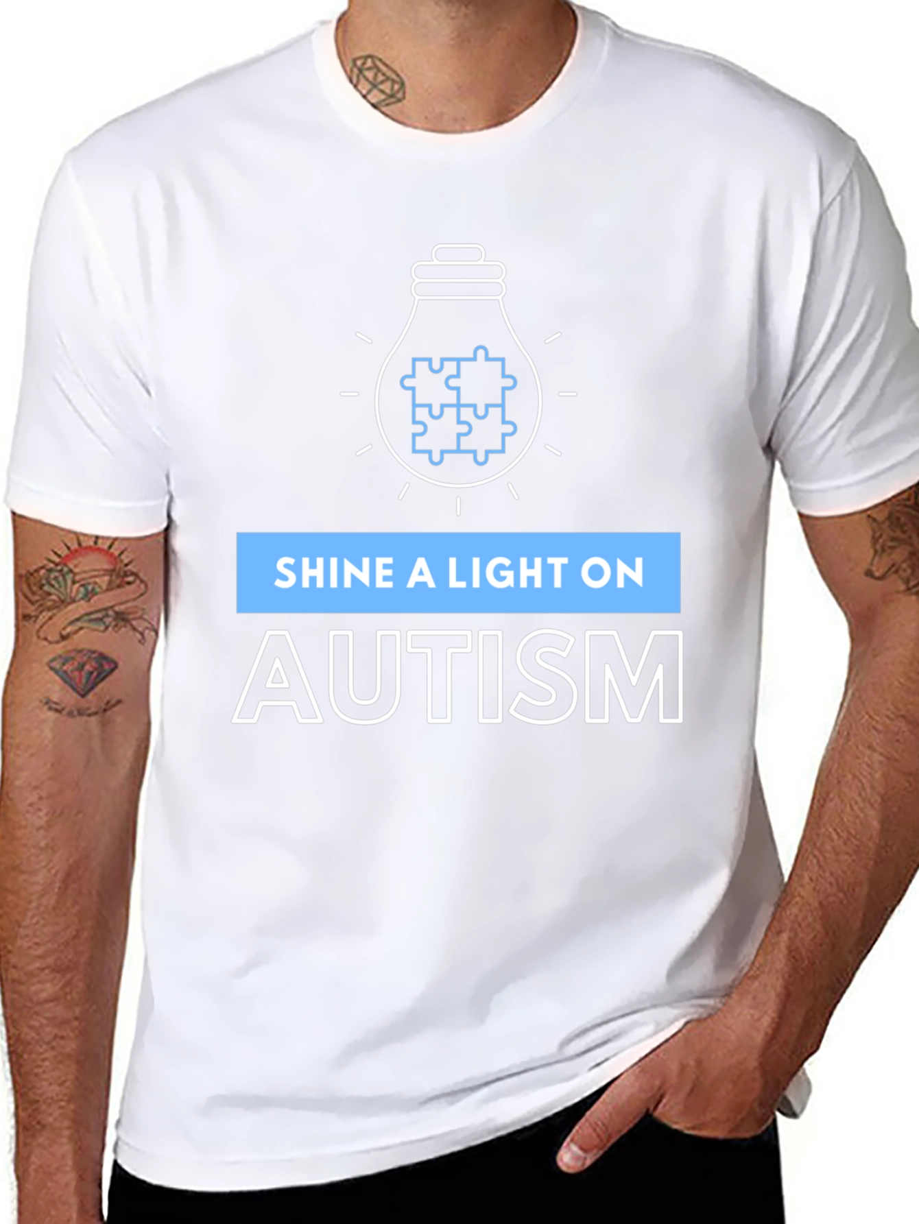 Autism Awareness T-Shirt - Shine a Light