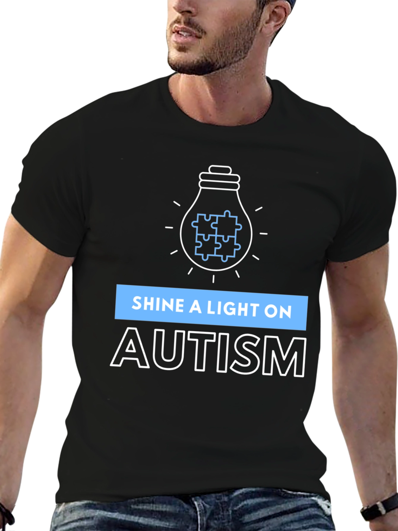Autism Awareness T-Shirt - Shine a Light