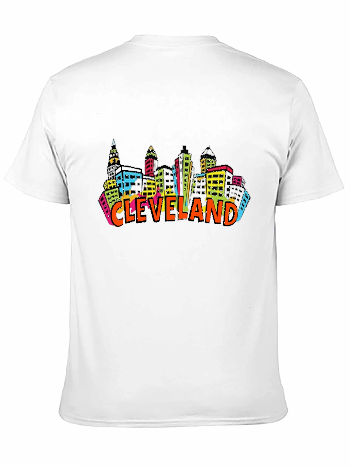 Cleveland Skyline T-Shirt Cityscape