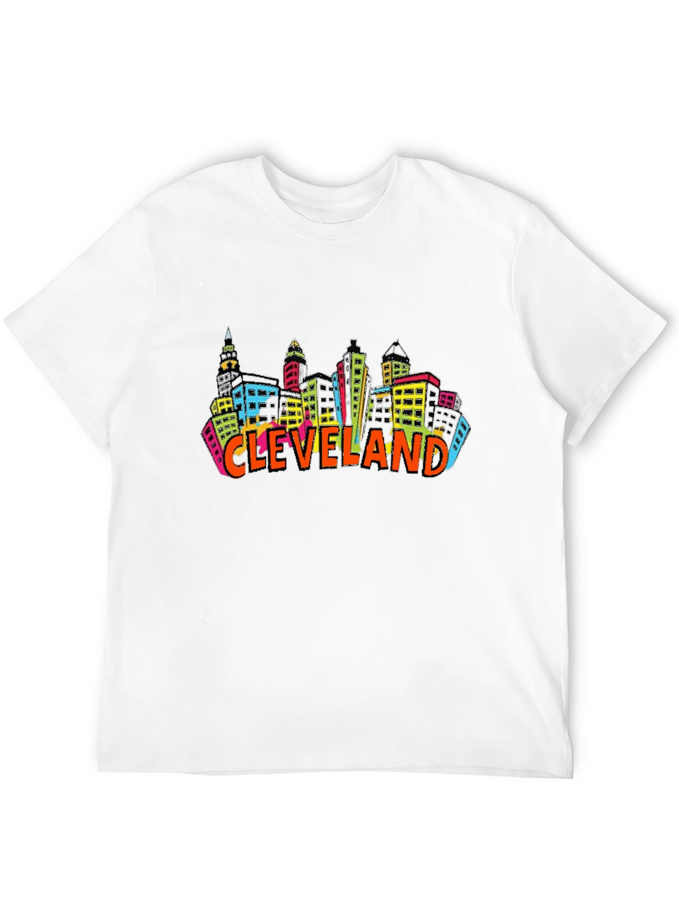 Cleveland Skyline T-Shirt Cityscape