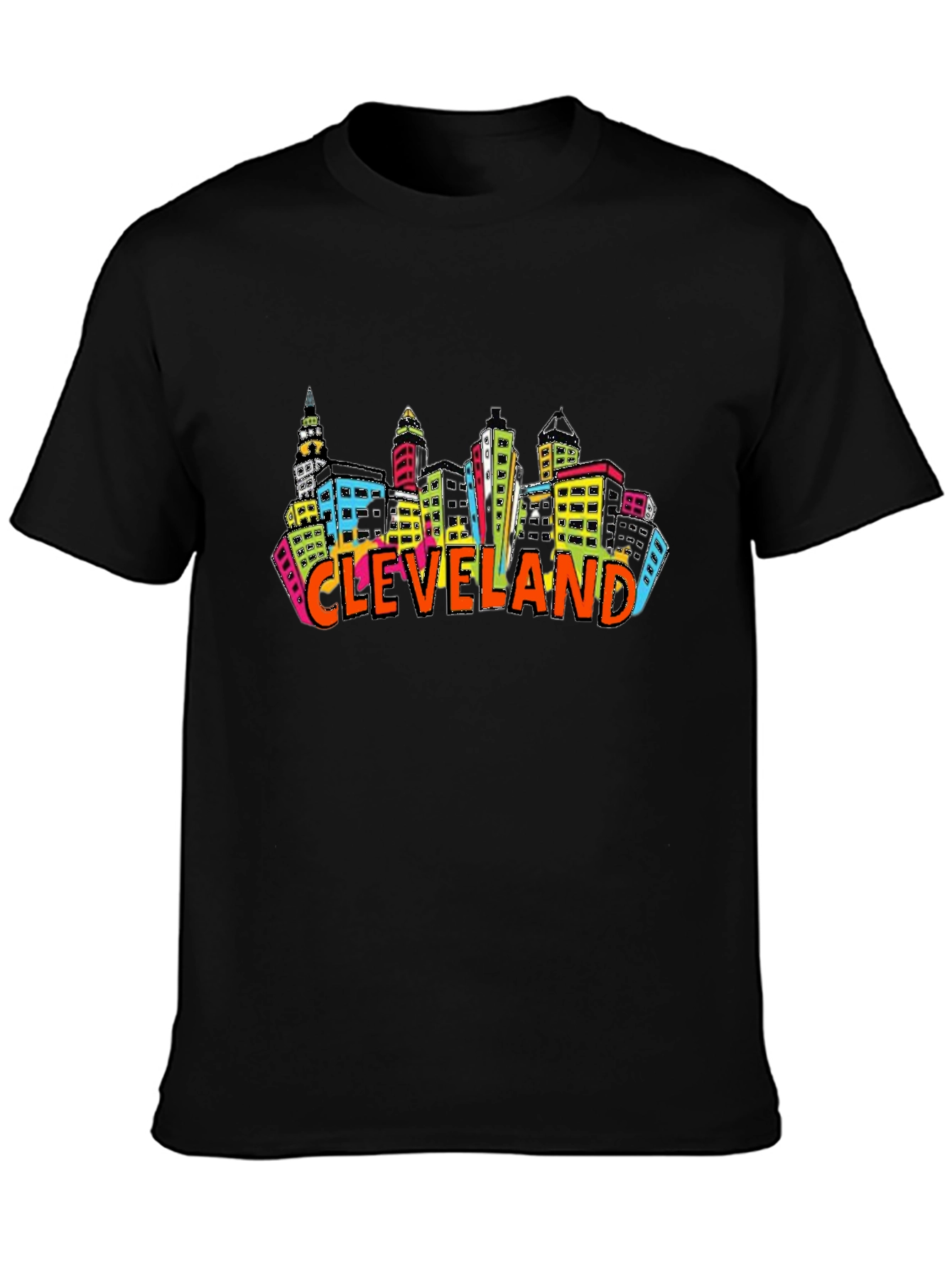 Cleveland Skyline T-Shirt Cityscape
