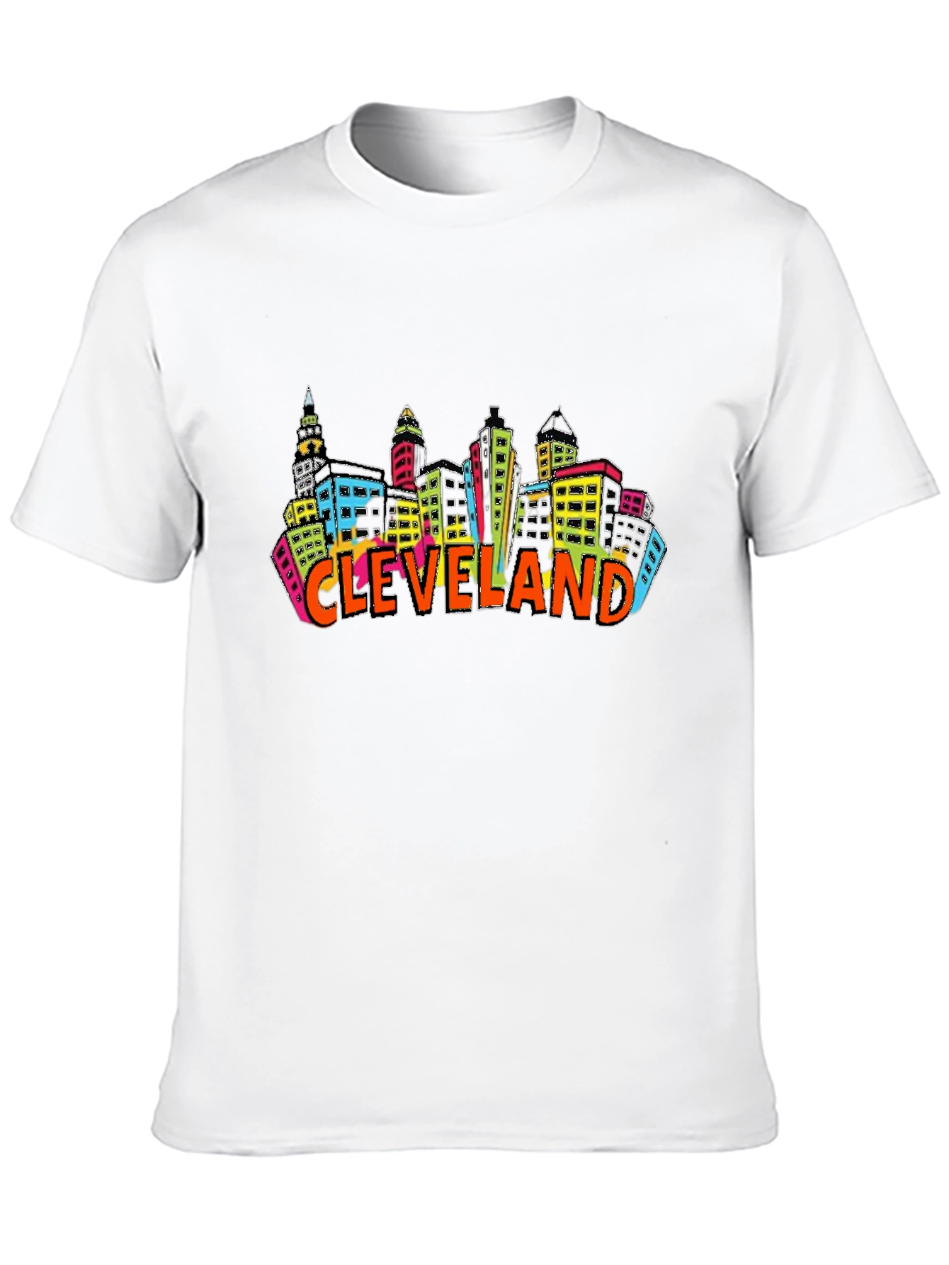 Cleveland Skyline T-Shirt Cityscape