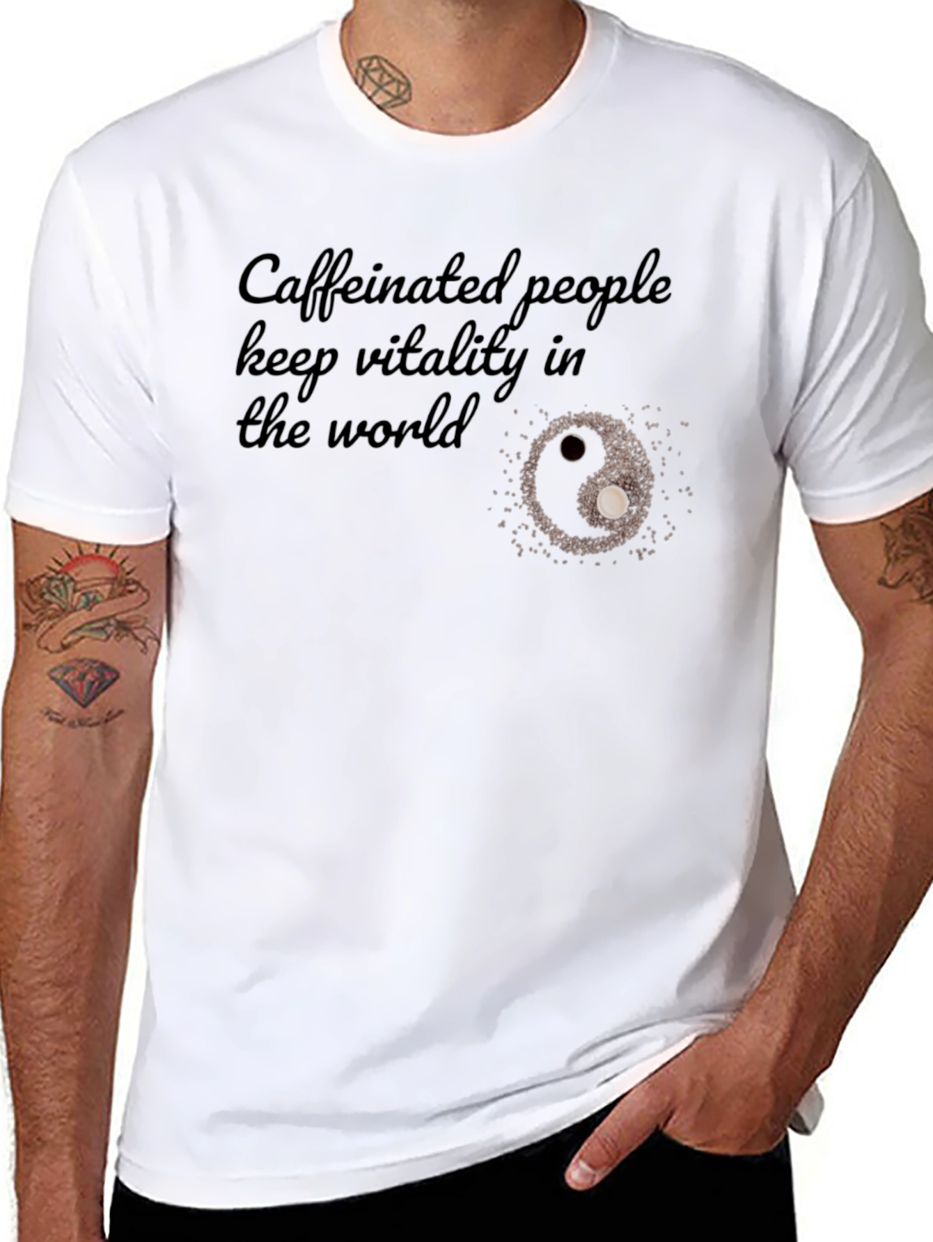 Caffeinated Vitality Graphic Tee