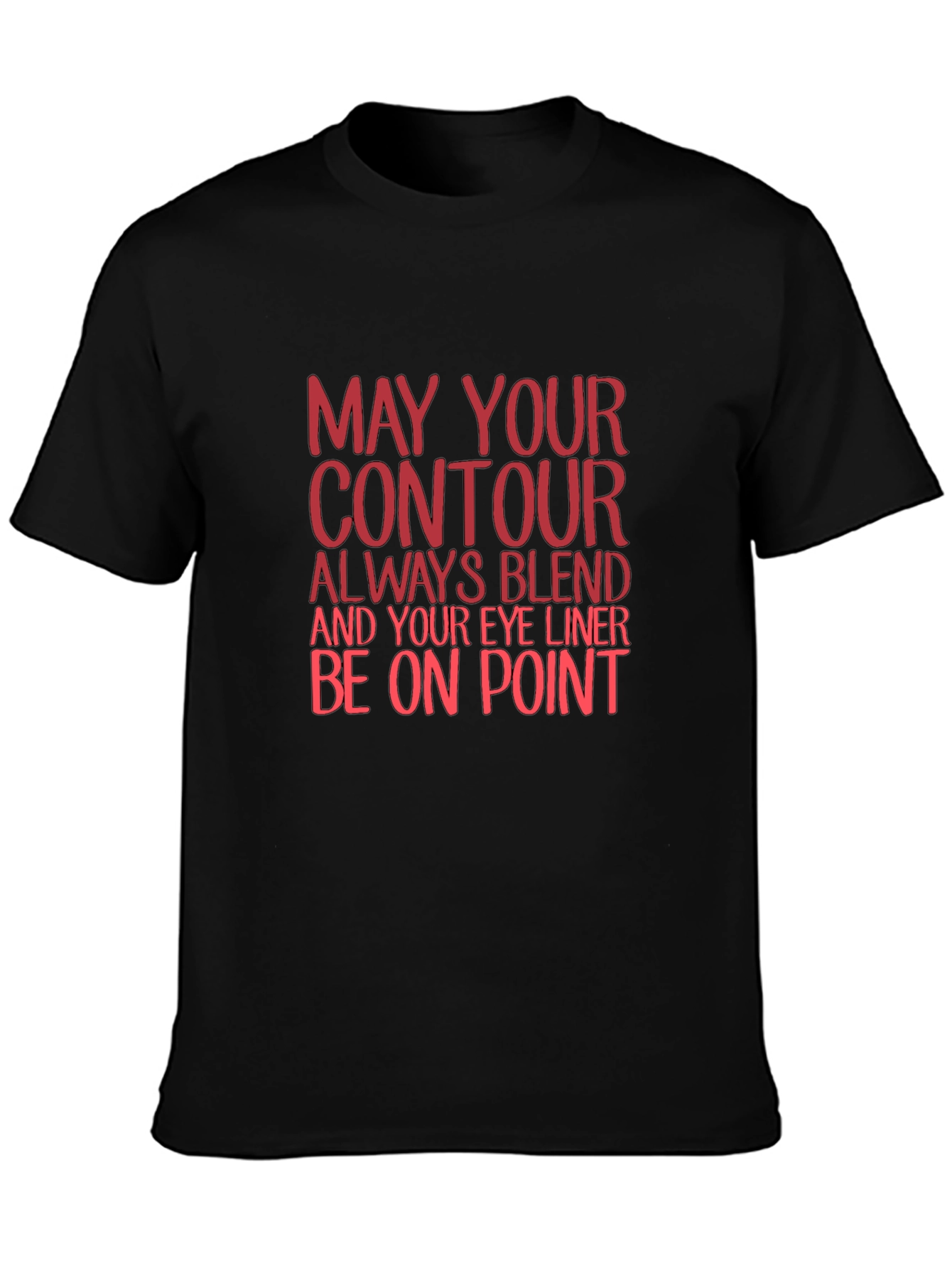 Contour Blend Graphic Tee - Black