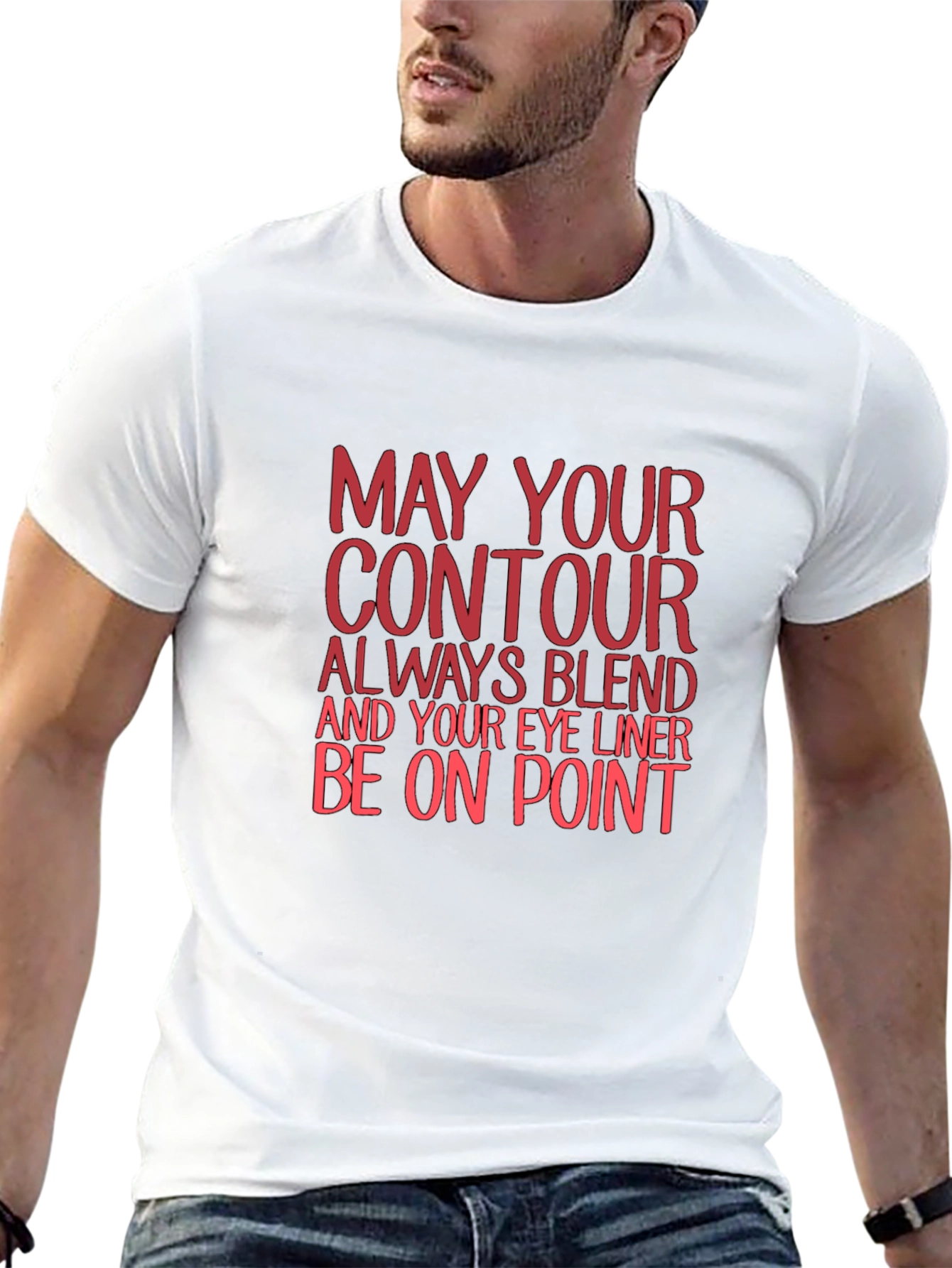 Contour Blend Graphic Tee - Black