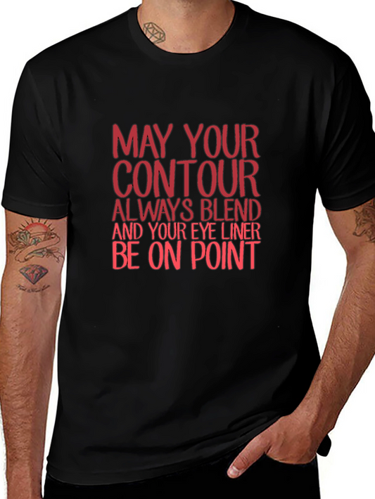 Contour Blend Graphic Tee - Black