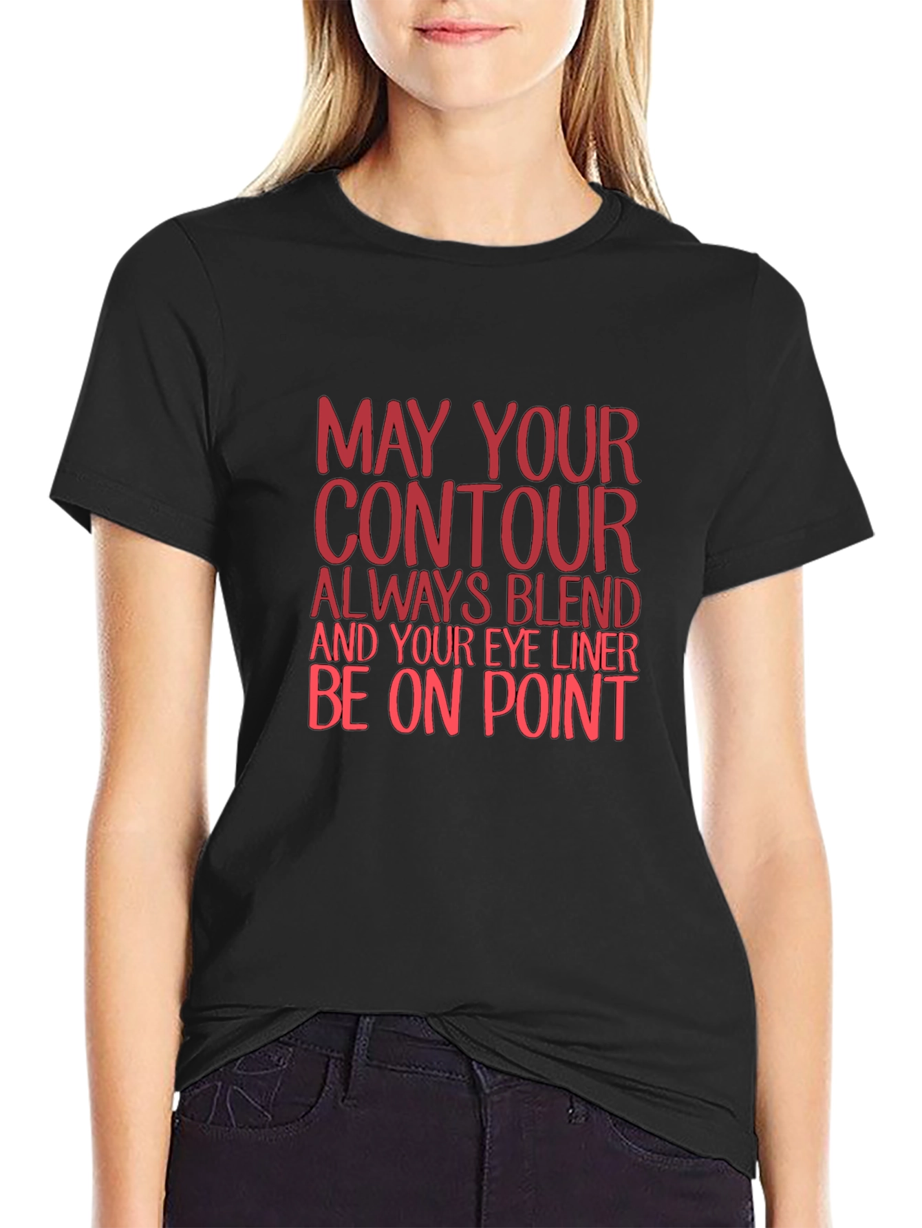 Contour Blend Graphic Tee - Black
