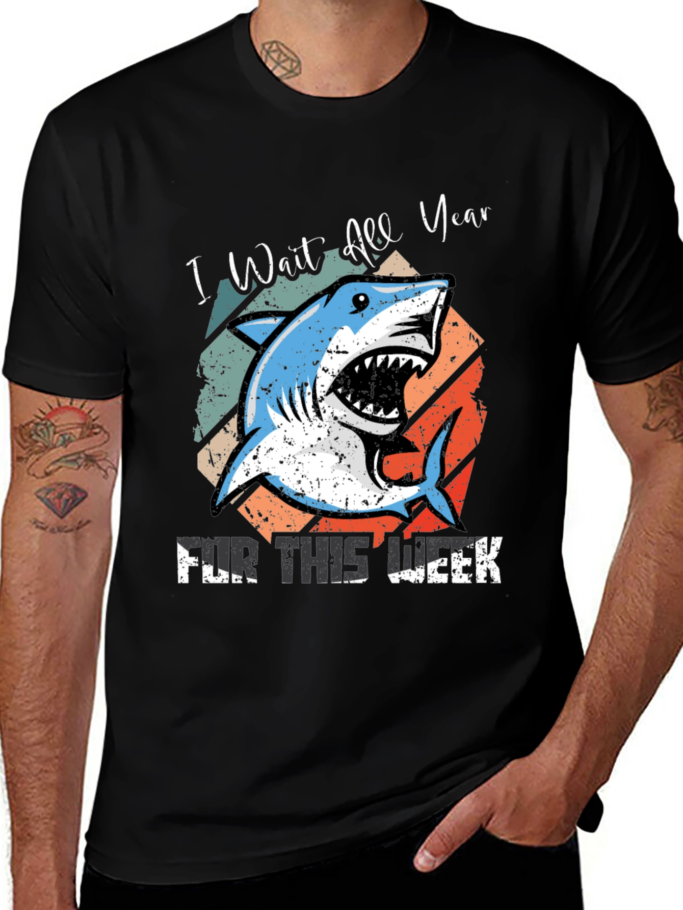 Shark Week T-Shirt - I Wait All Year