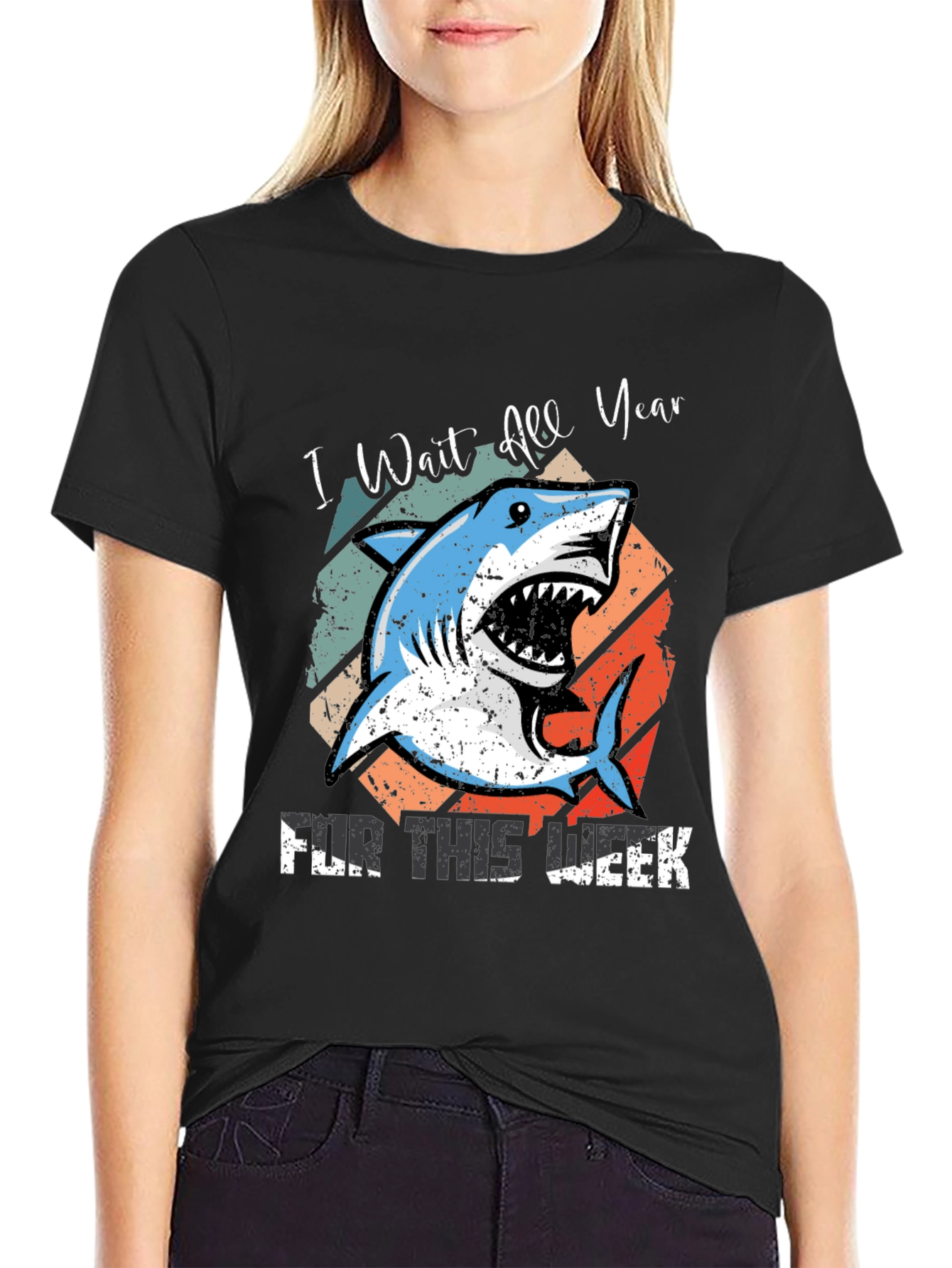 Shark Week T-Shirt - I Wait All Year