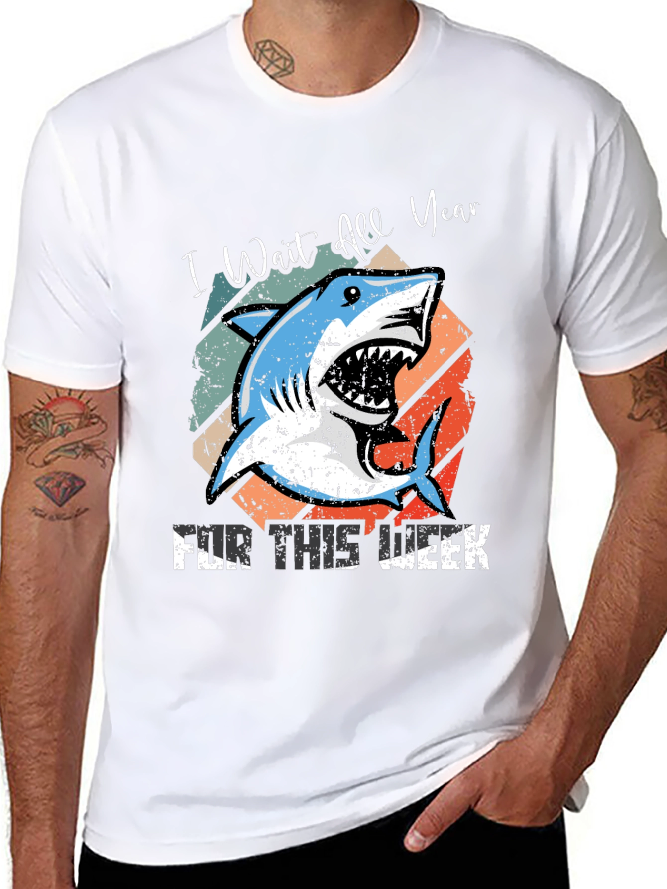 Shark Week T-Shirt - I Wait All Year