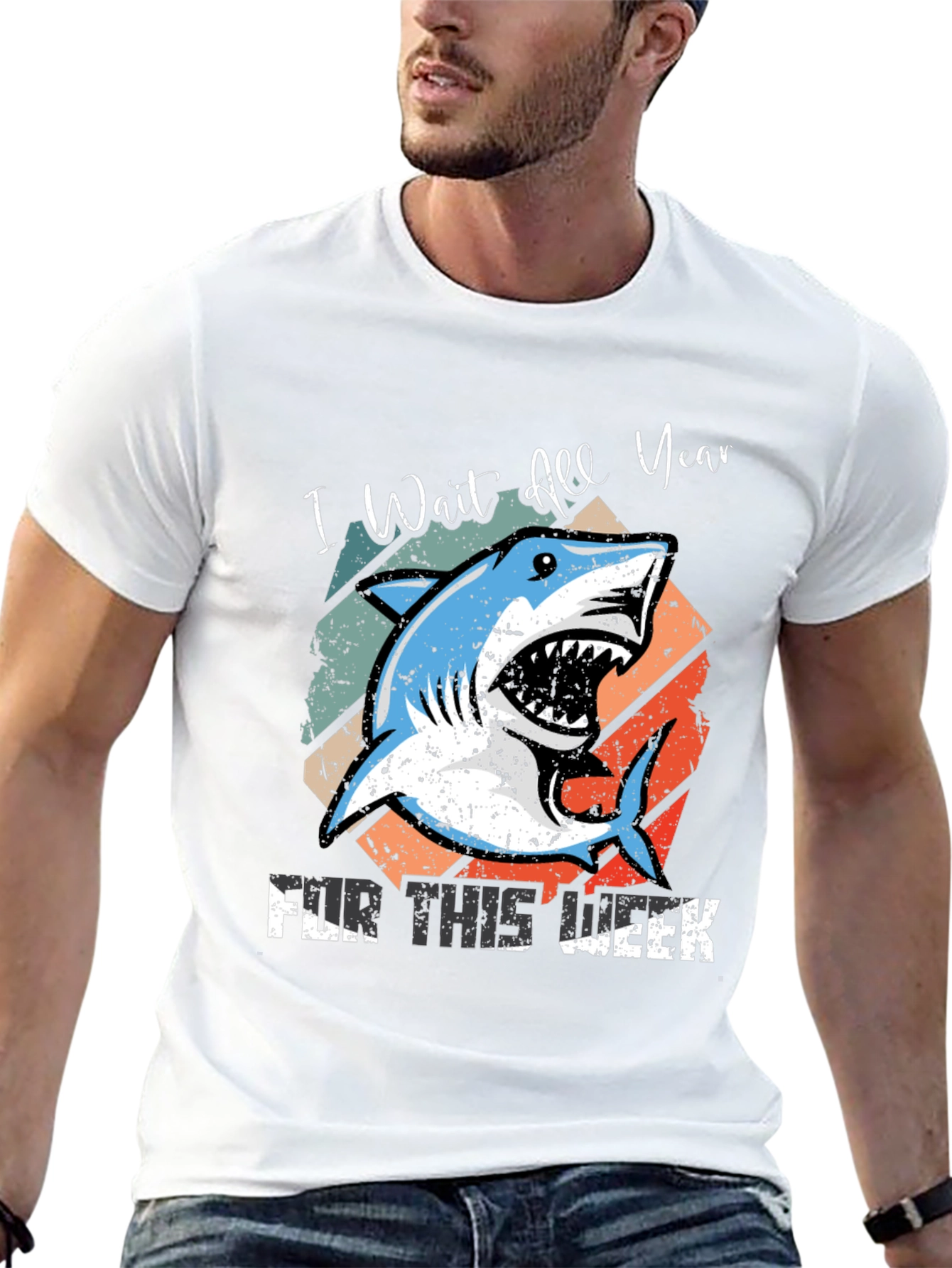 Shark Week T-Shirt - I Wait All Year