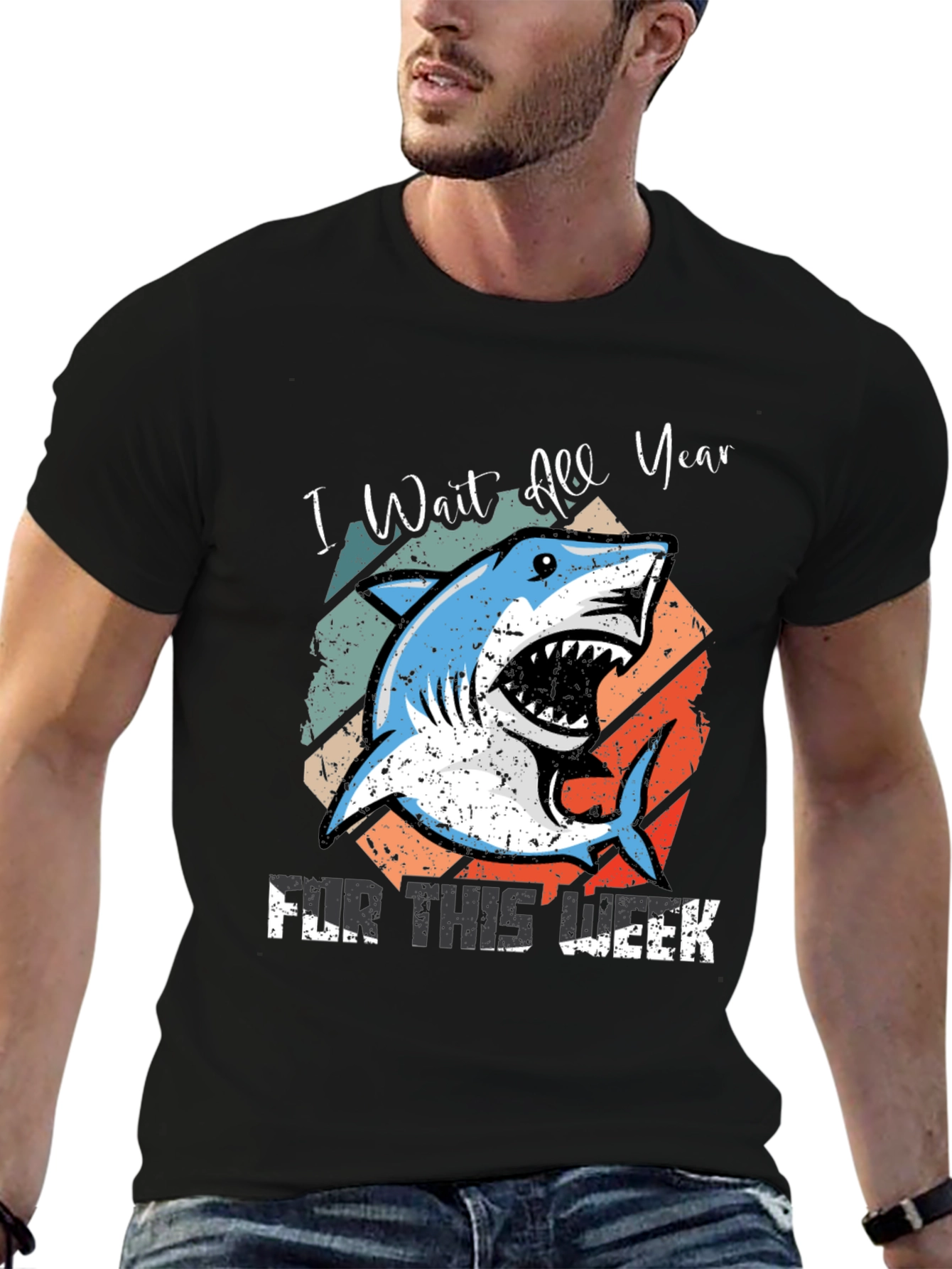 Shark Week T-Shirt - I Wait All Year