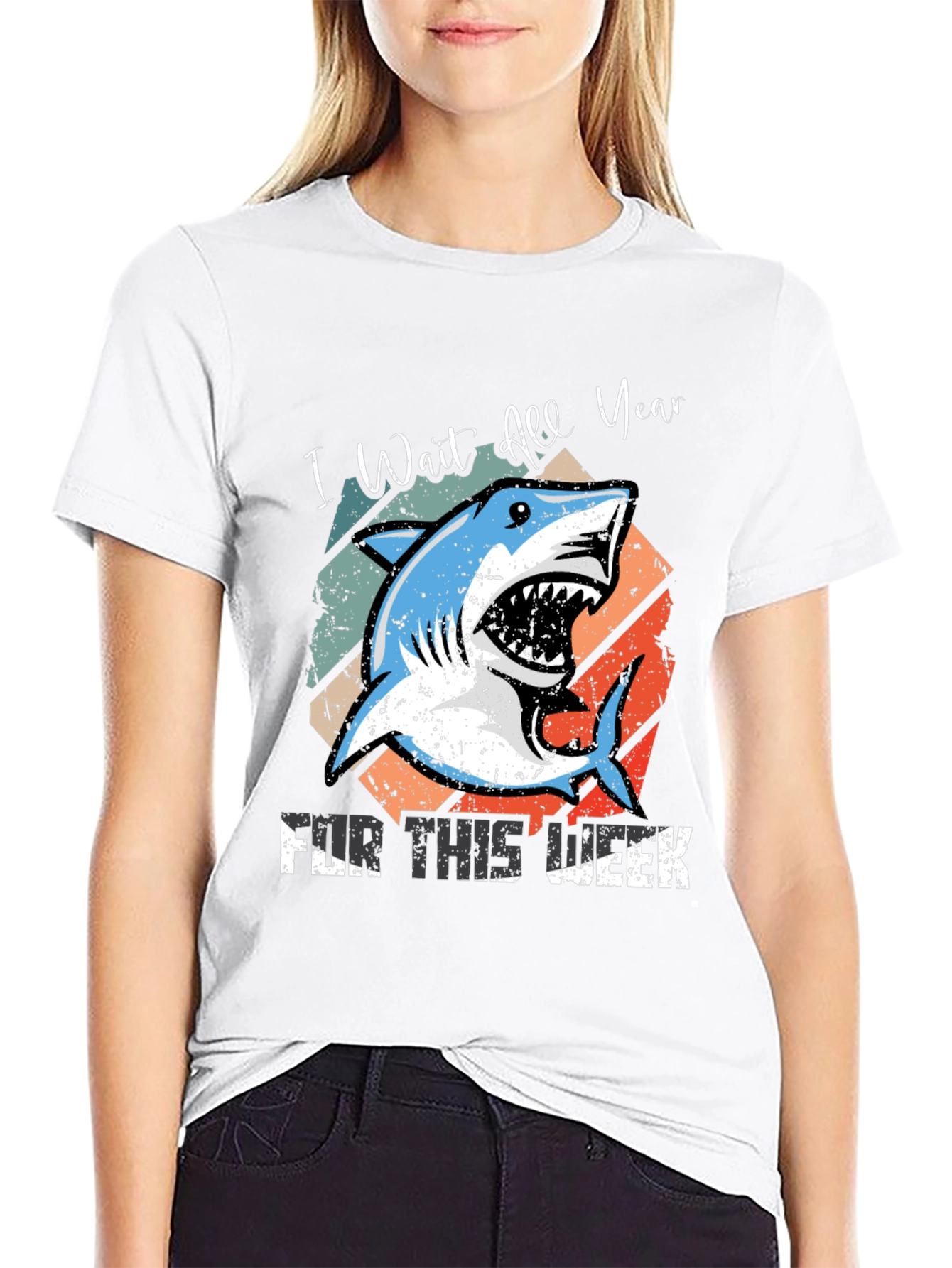 Shark Week T-Shirt - I Wait All Year