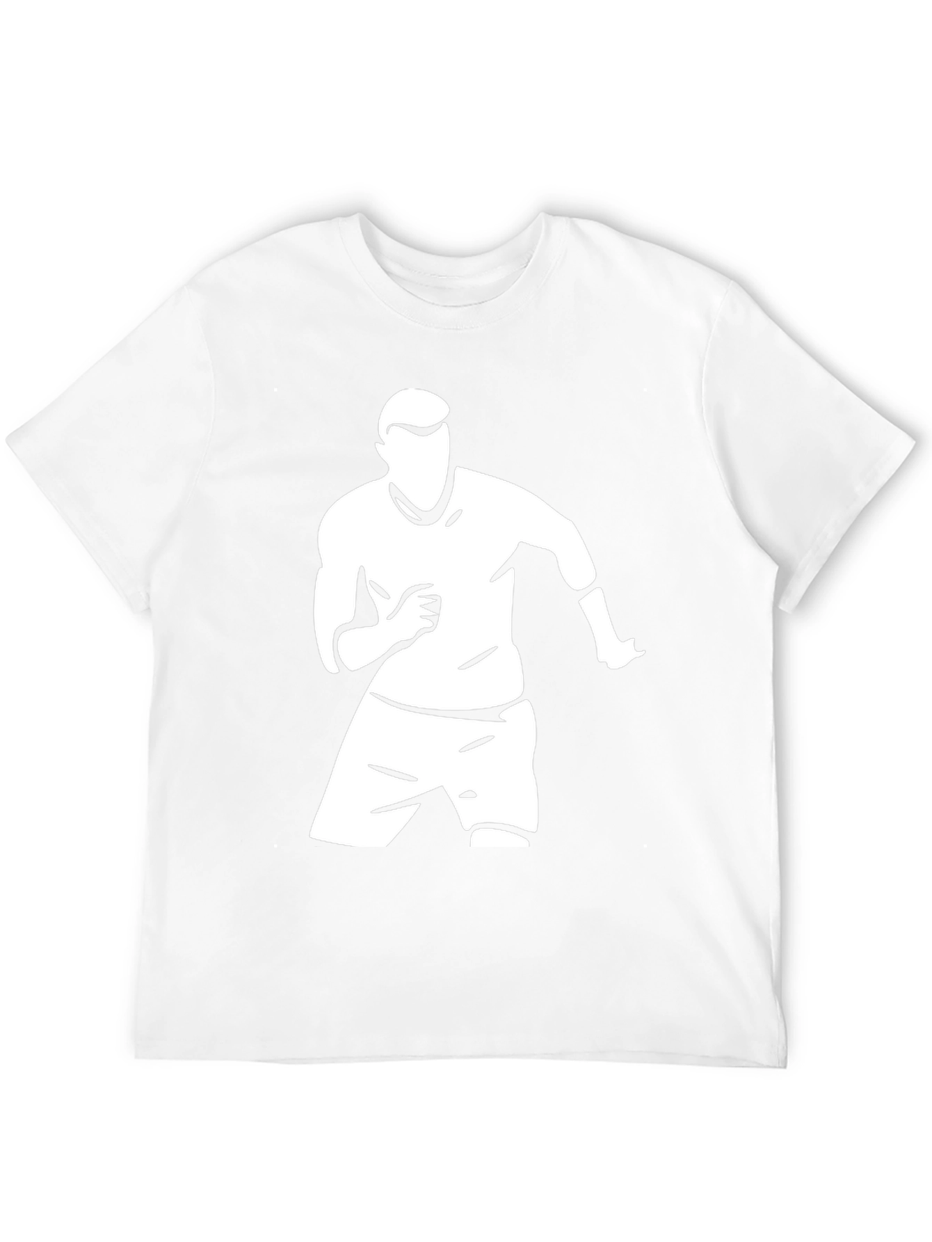 Cool Silhouette Graphic Tee - Black Cotton Blend