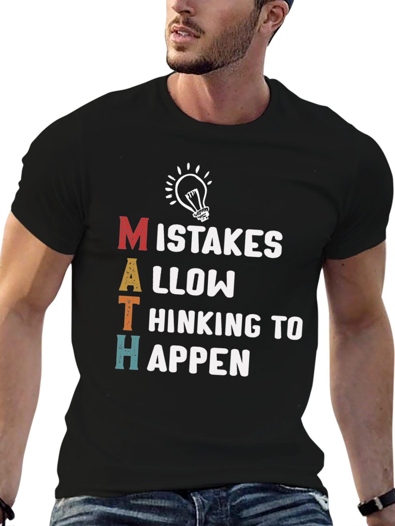 Math Mistakes T-Shirt - Thinking to Happen Tee