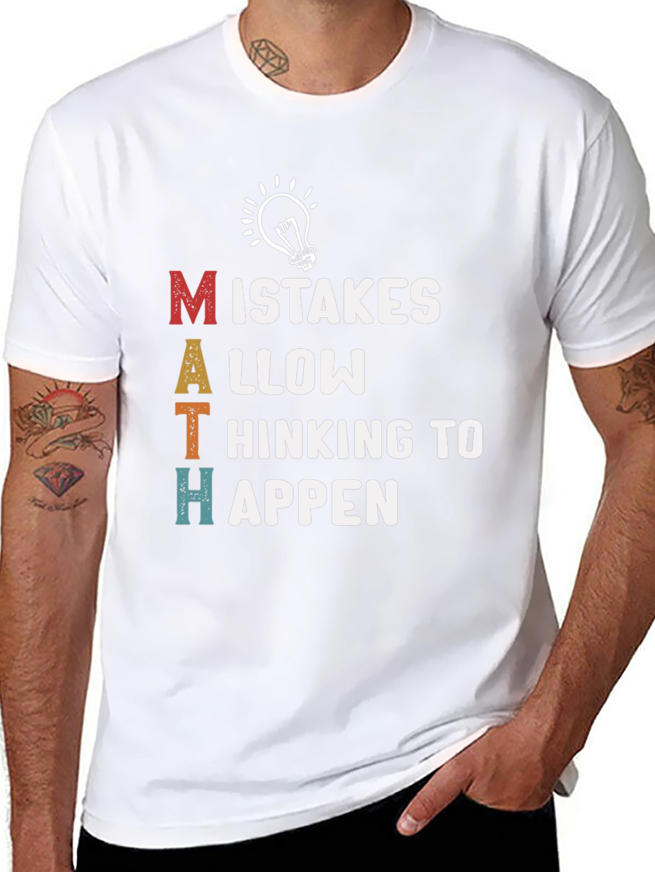 Math Mistakes T-Shirt - Thinking to Happen Tee