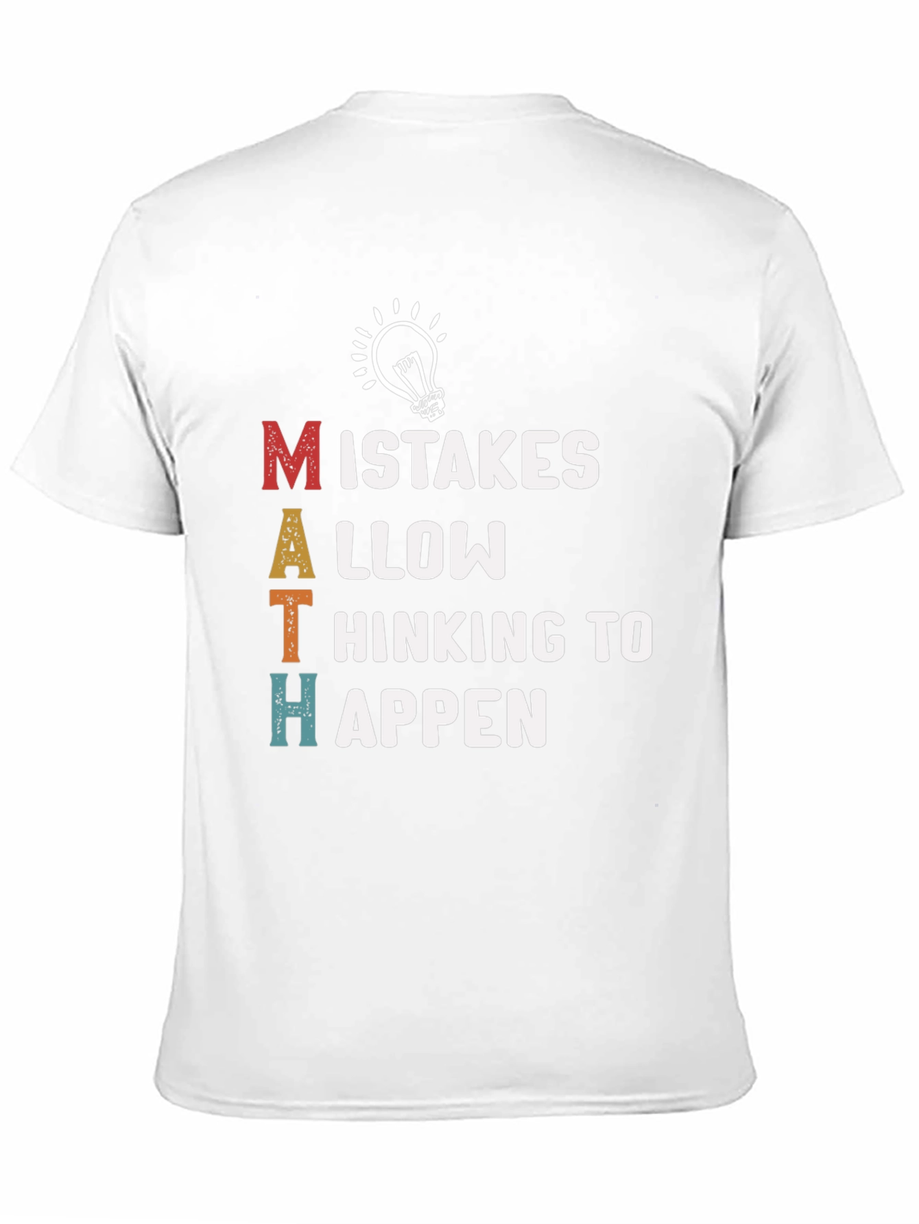 Math Mistakes T-Shirt - Thinking to Happen Tee