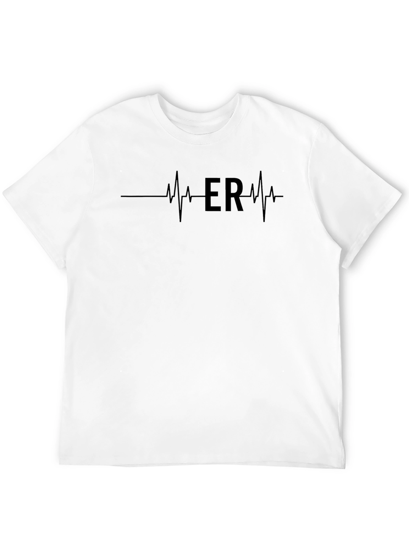 ER Heartbeat Graphic T-Shirt - Emergency Room Tee