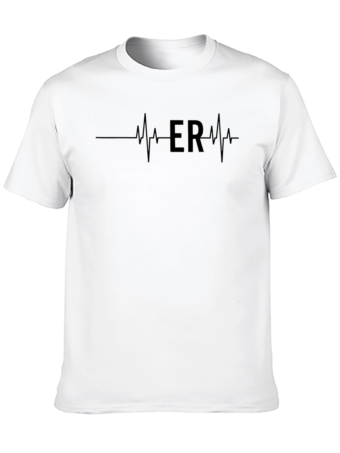 ER Heartbeat Graphic T-Shirt - Emergency Room Tee
