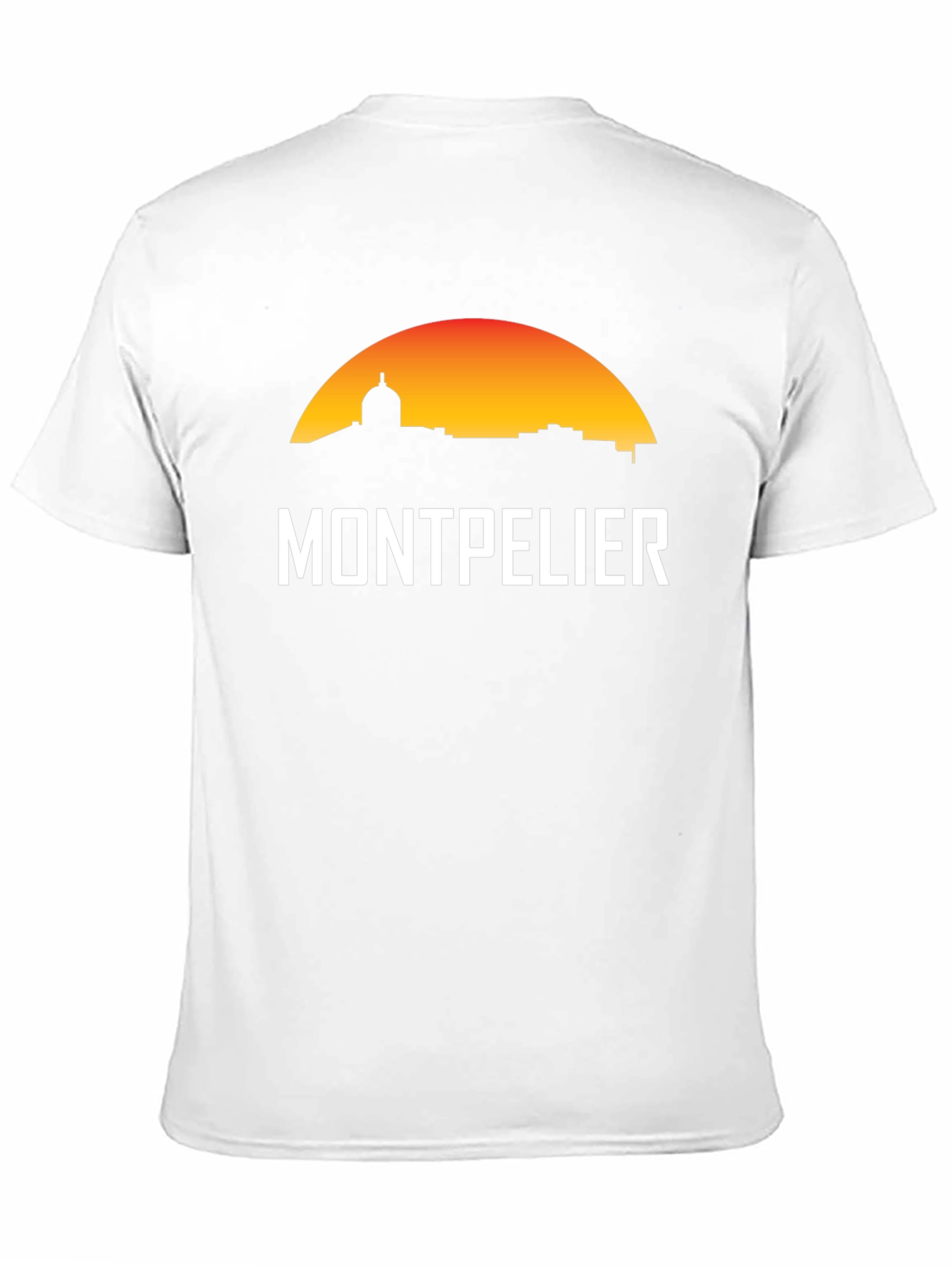 Montpellier Cityscape Black T-Shirt