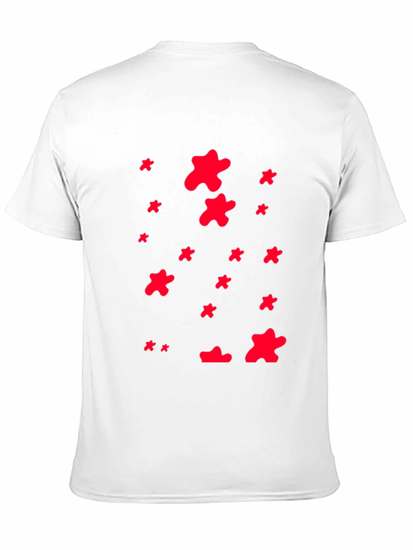 Abstract Print Crew Neck T-Shirt