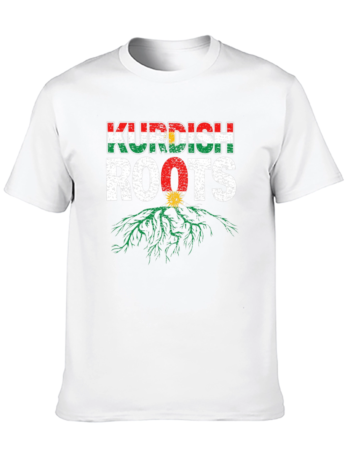 Kurdish Roots Graphic T-Shirt - Black
