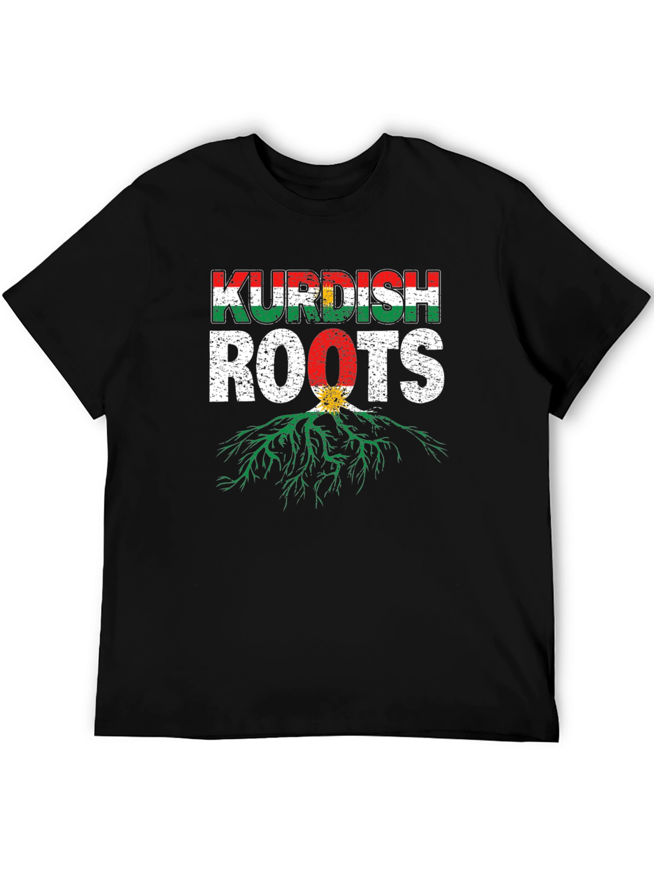 Kurdish Roots Graphic T-Shirt - Black