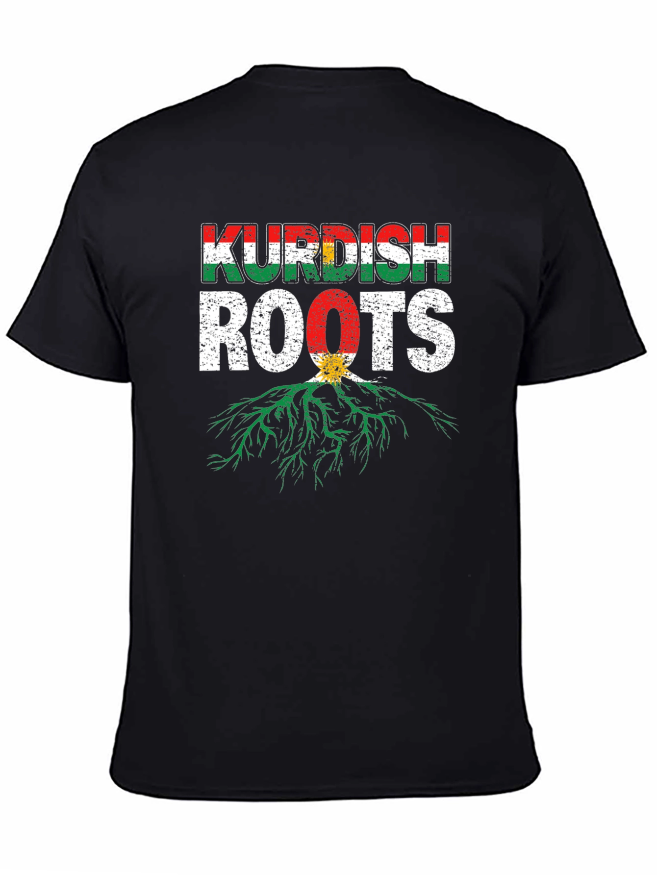 Kurdish Roots Graphic T-Shirt - Black