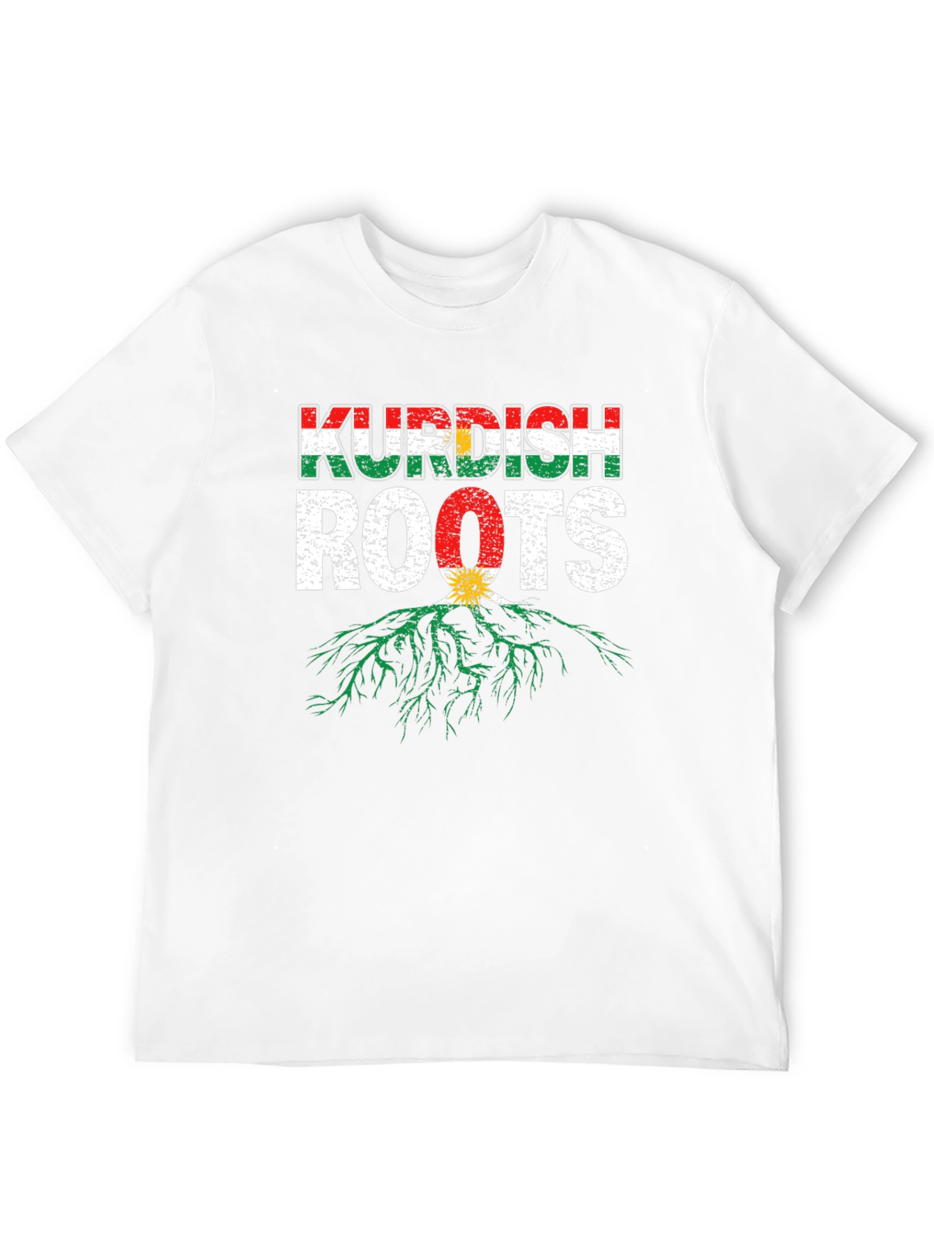 Kurdish Roots Graphic T-Shirt - Black