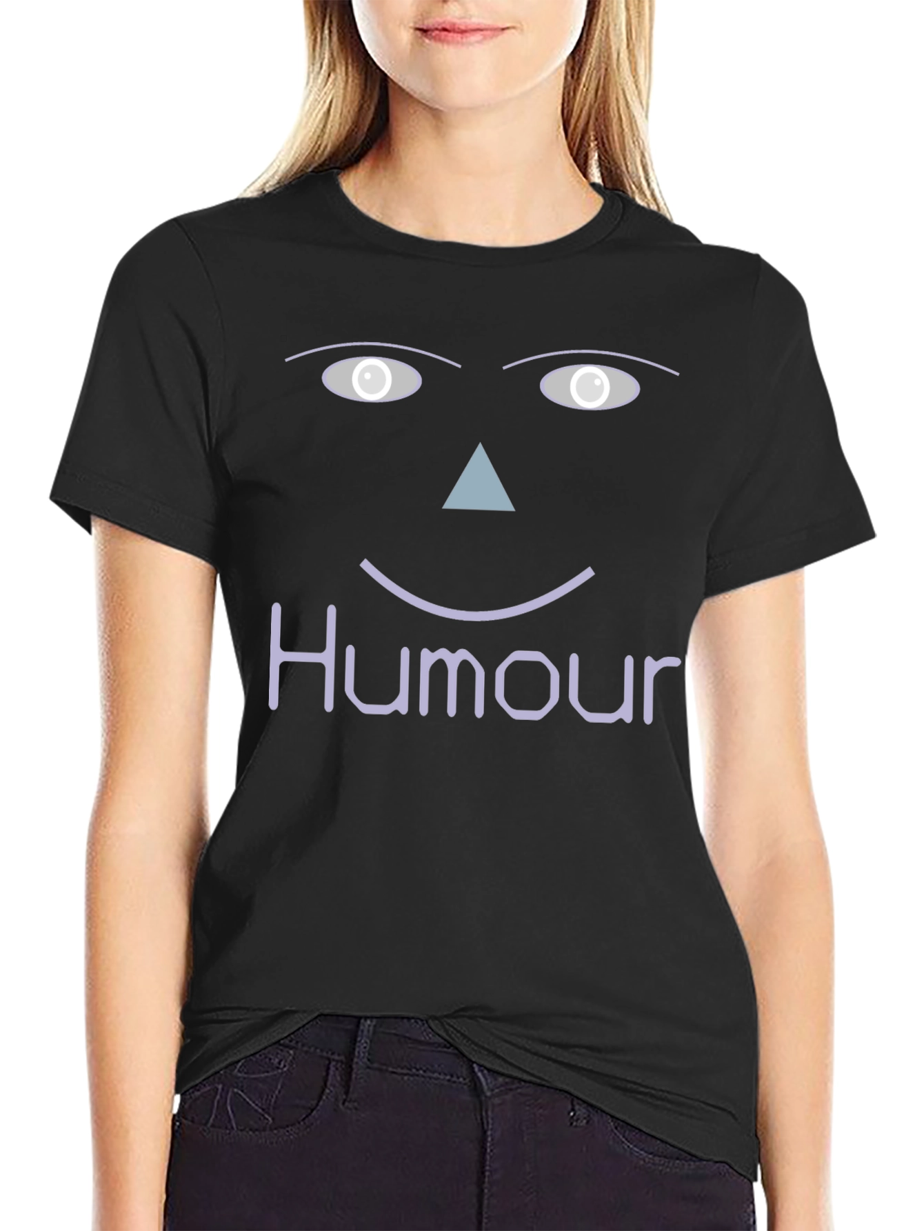 Humour Graphic T-Shirt - Funny Face Design
