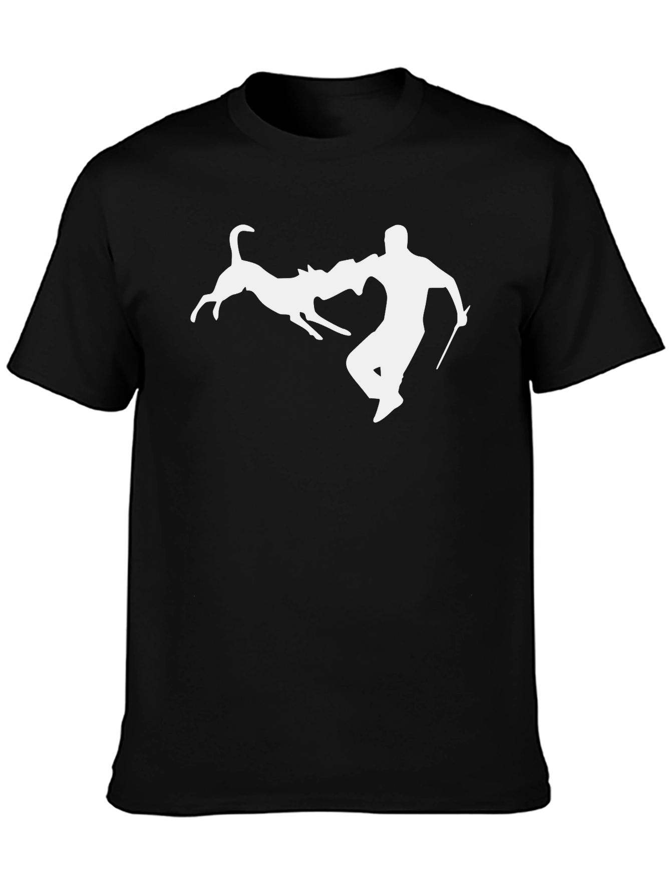 Dog Training T-Shirt - Black Cotton Tee