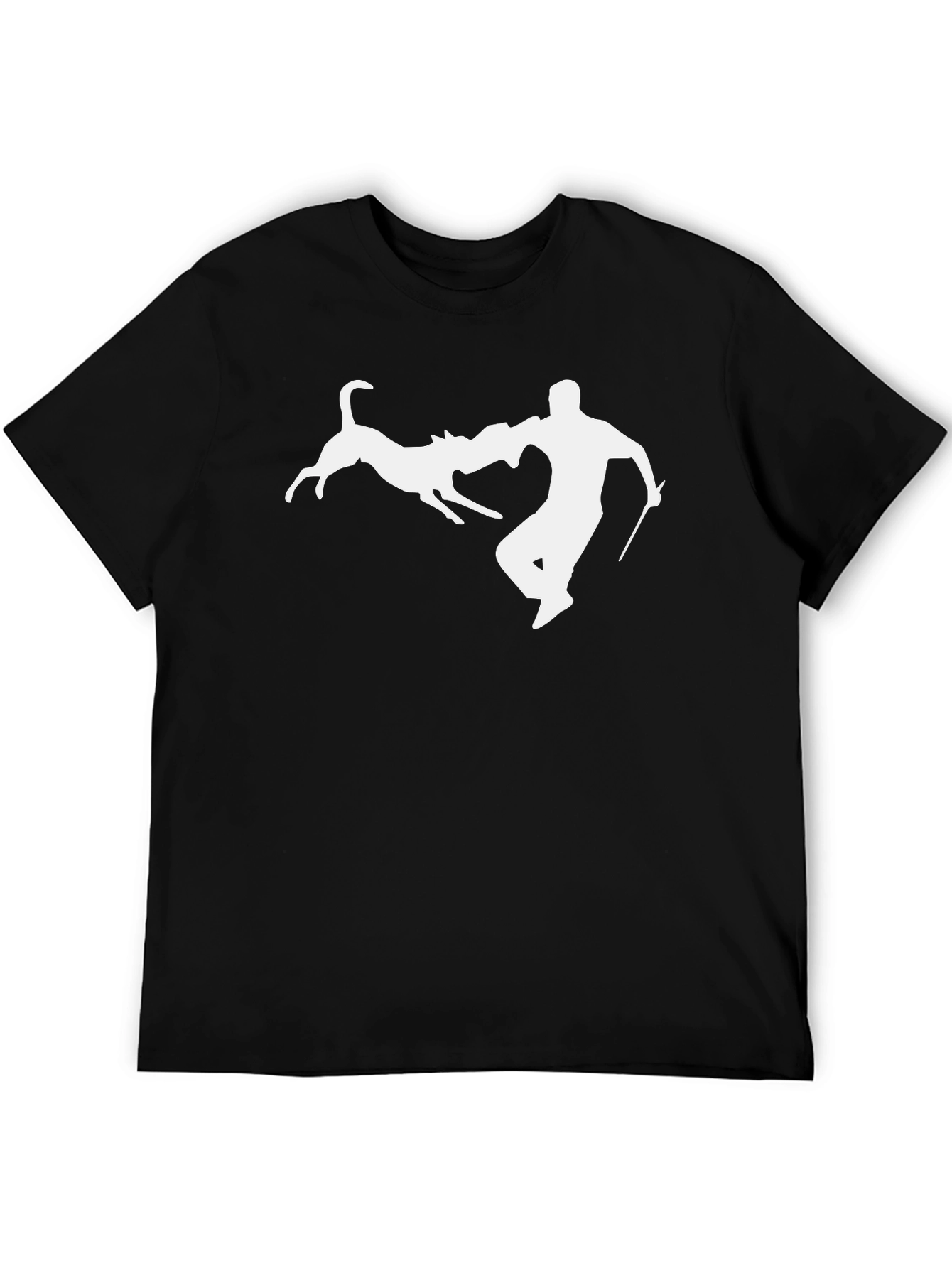 Dog Training T-Shirt - Black Cotton Tee