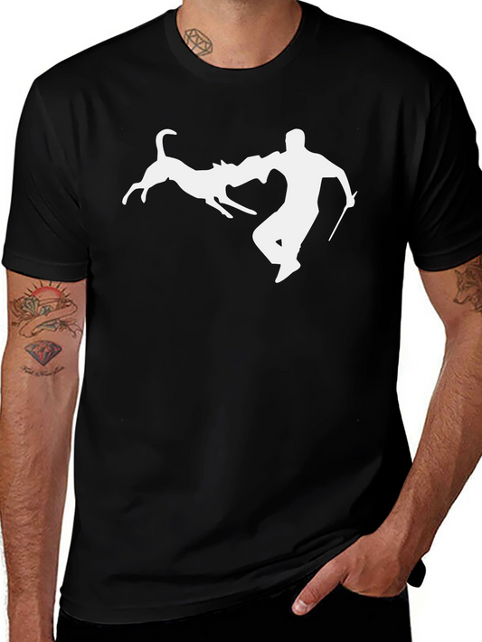Dog Training T-Shirt - Black Cotton Tee